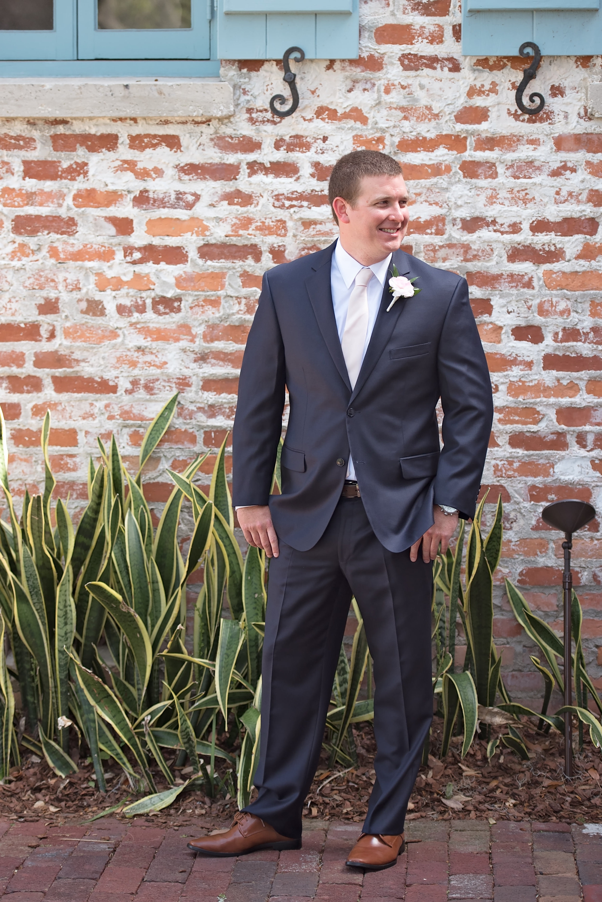 Groom Suits - Blush and White Wedding - Los Feliz Wedding