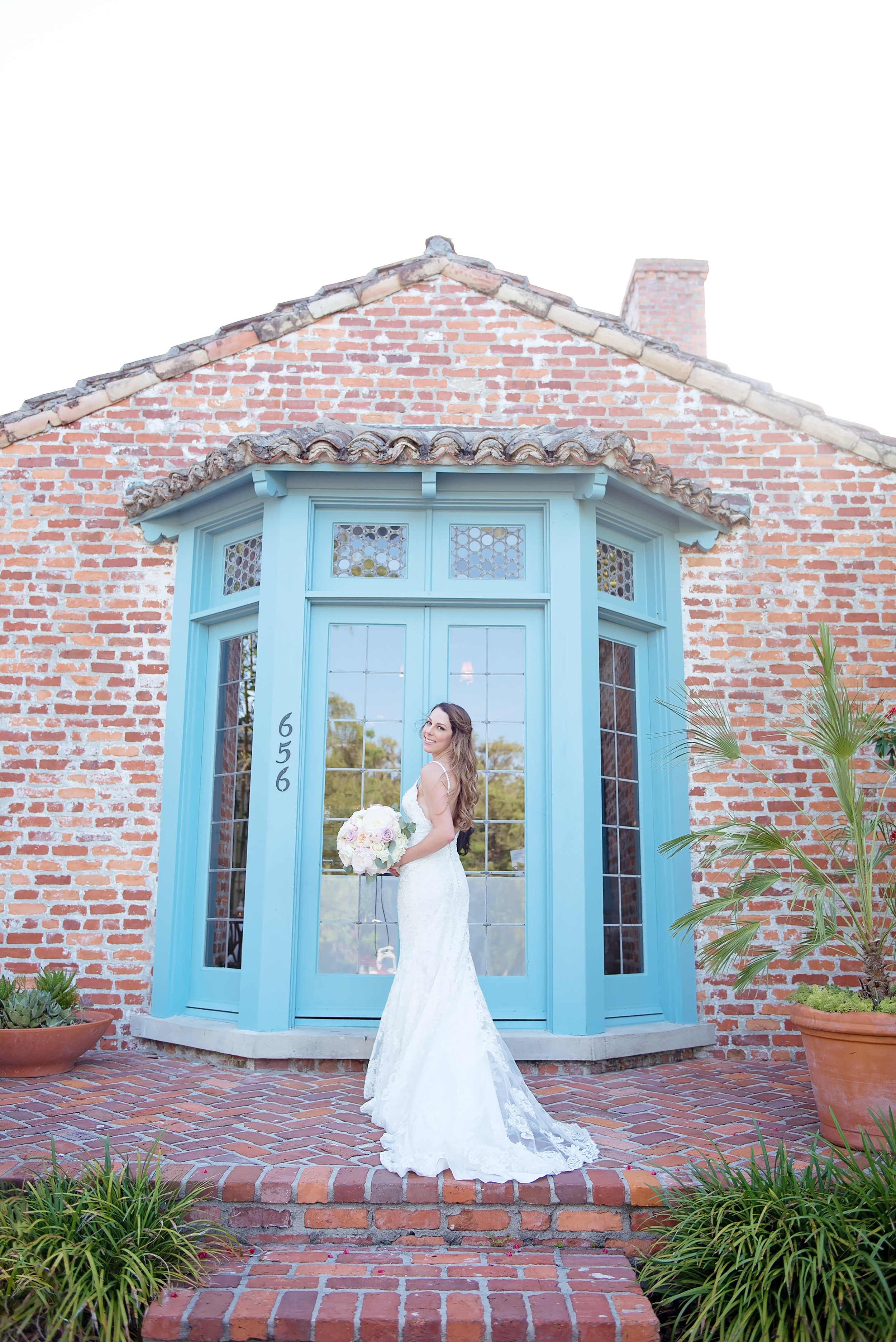 Gorgeous Wedding Dress - Blush and White Wedding - Los Feliz Wedding