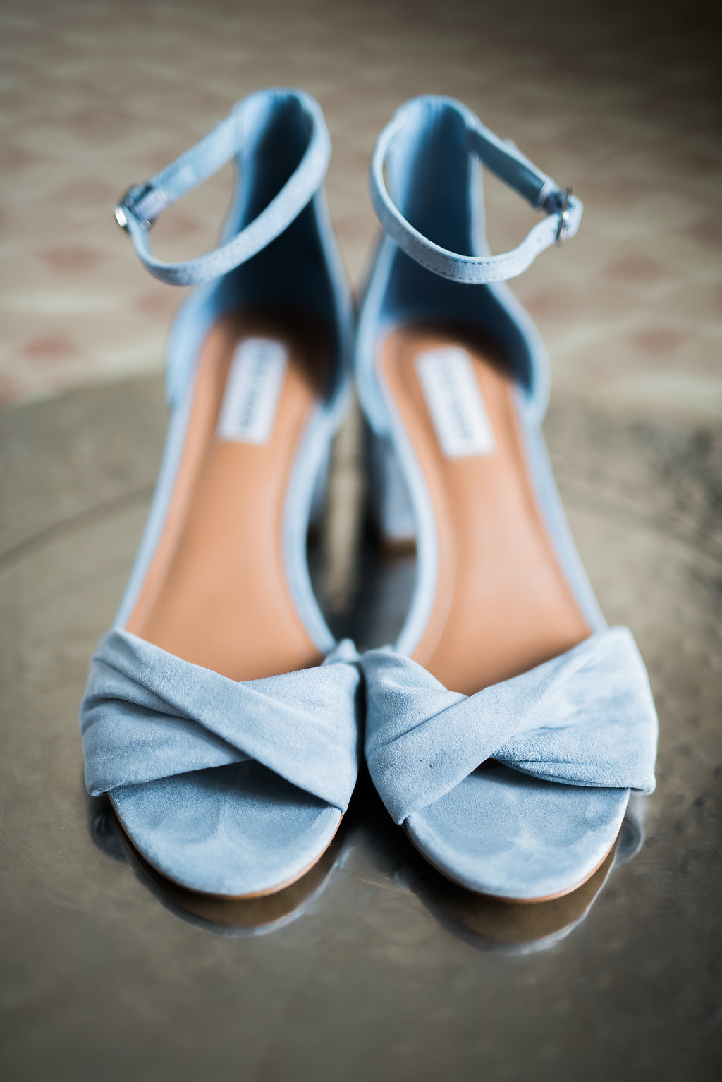 Light Blue Wedding Heels - Minimalist Wedding - Tampa Wedding Venue