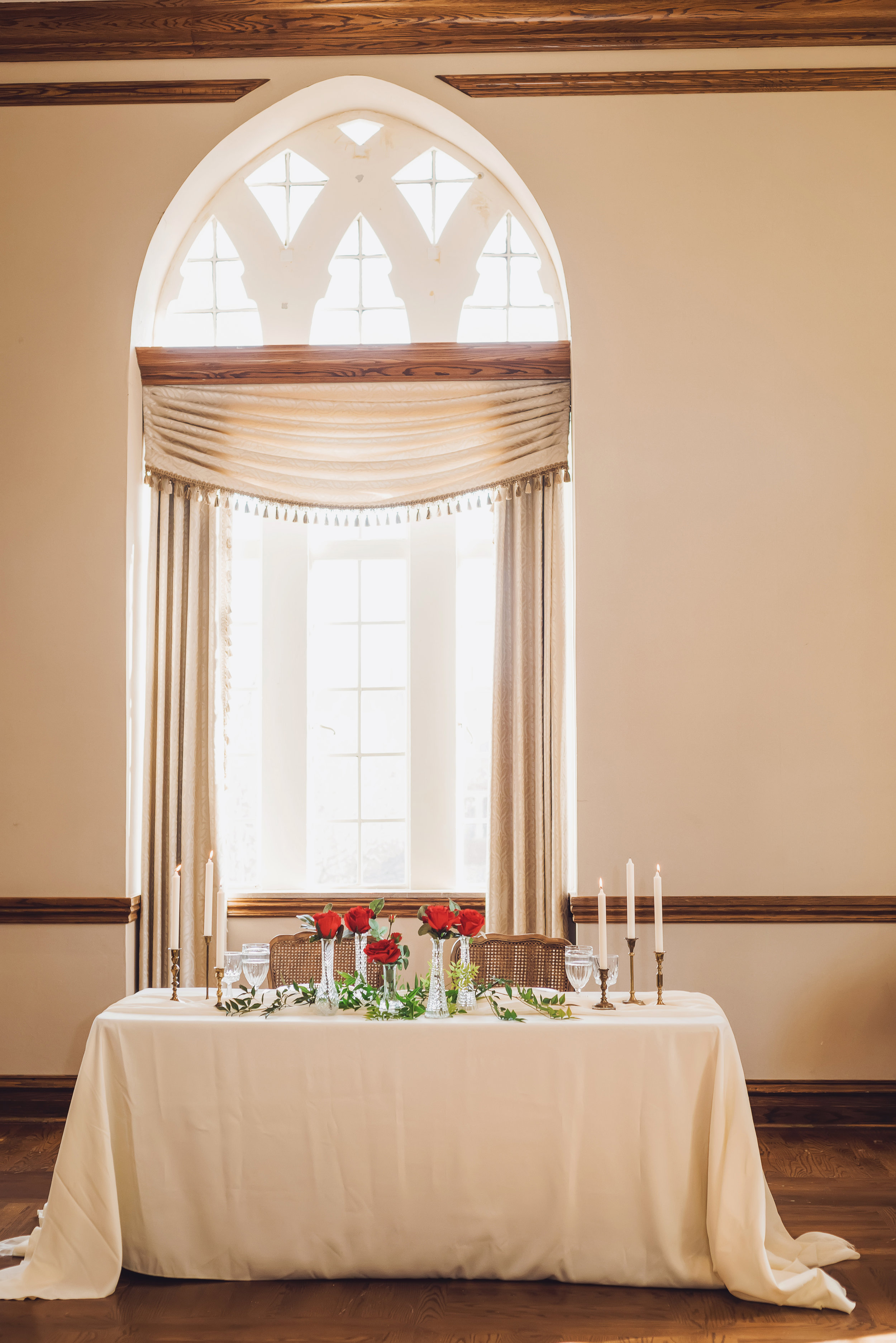 Classic Red and White Wedding -- University of Oklahoma Wedding