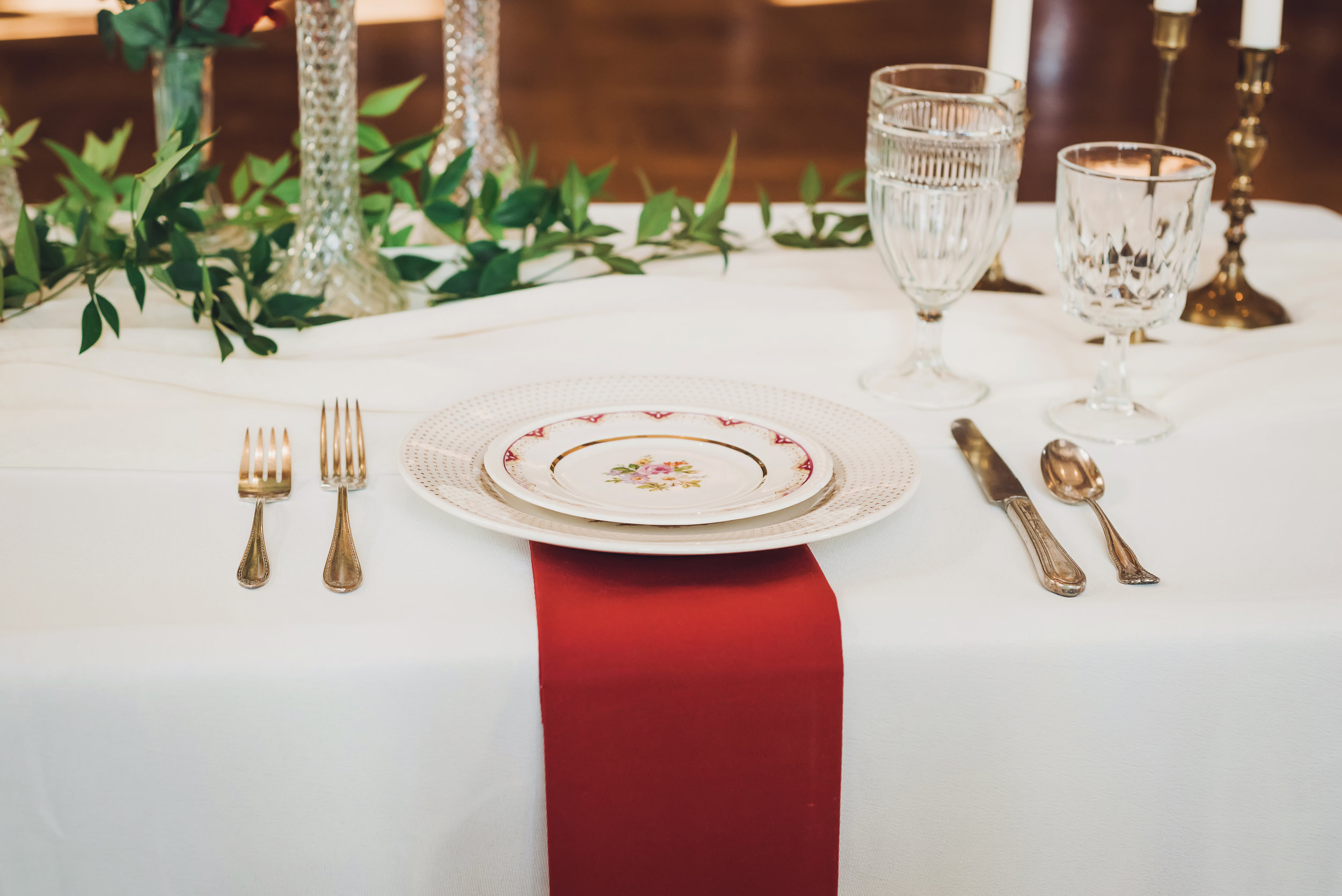 Classic Red and White Wedding -- University of Oklahoma Wedding