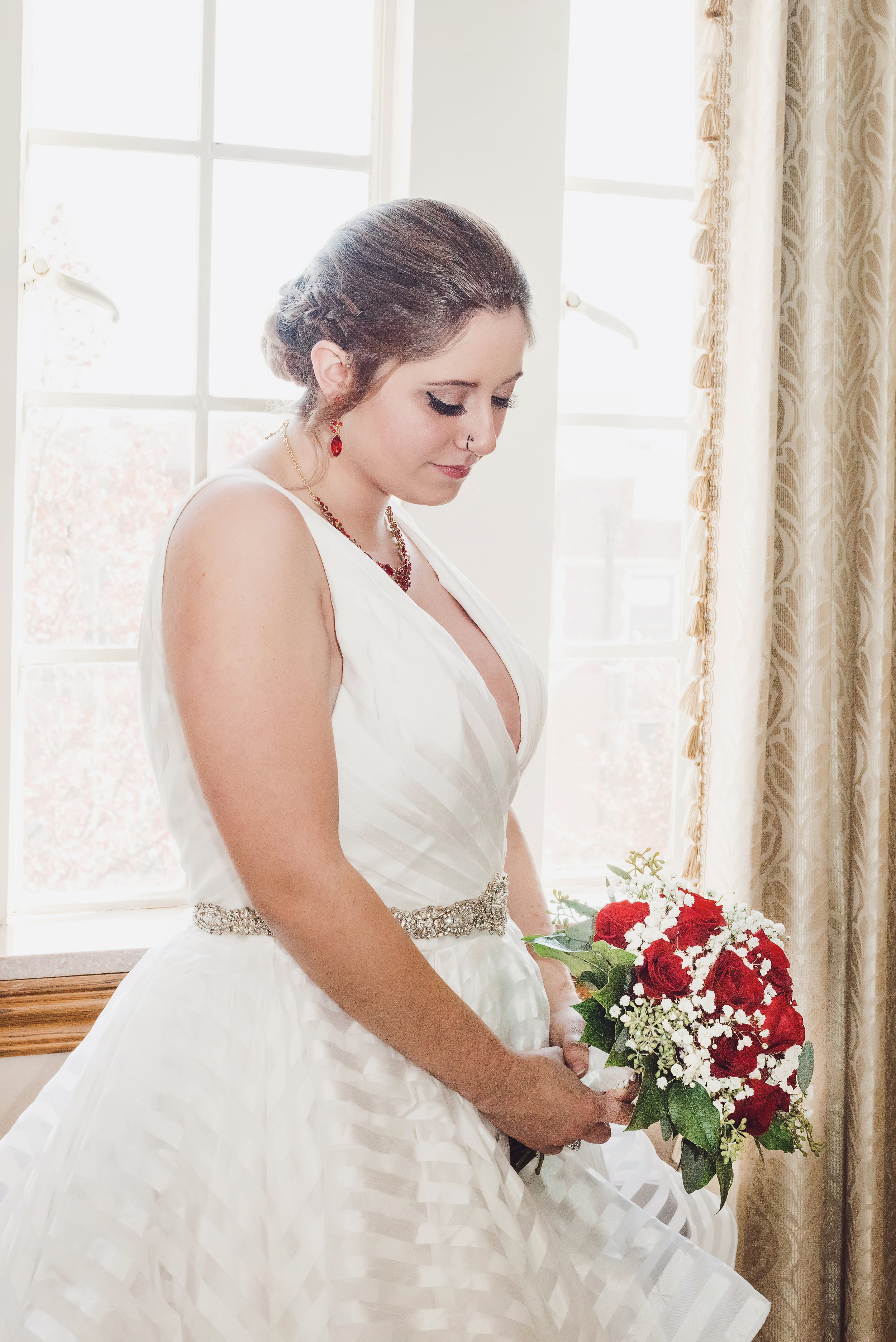 Classic Red and White Wedding -- University of Oklahoma Wedding