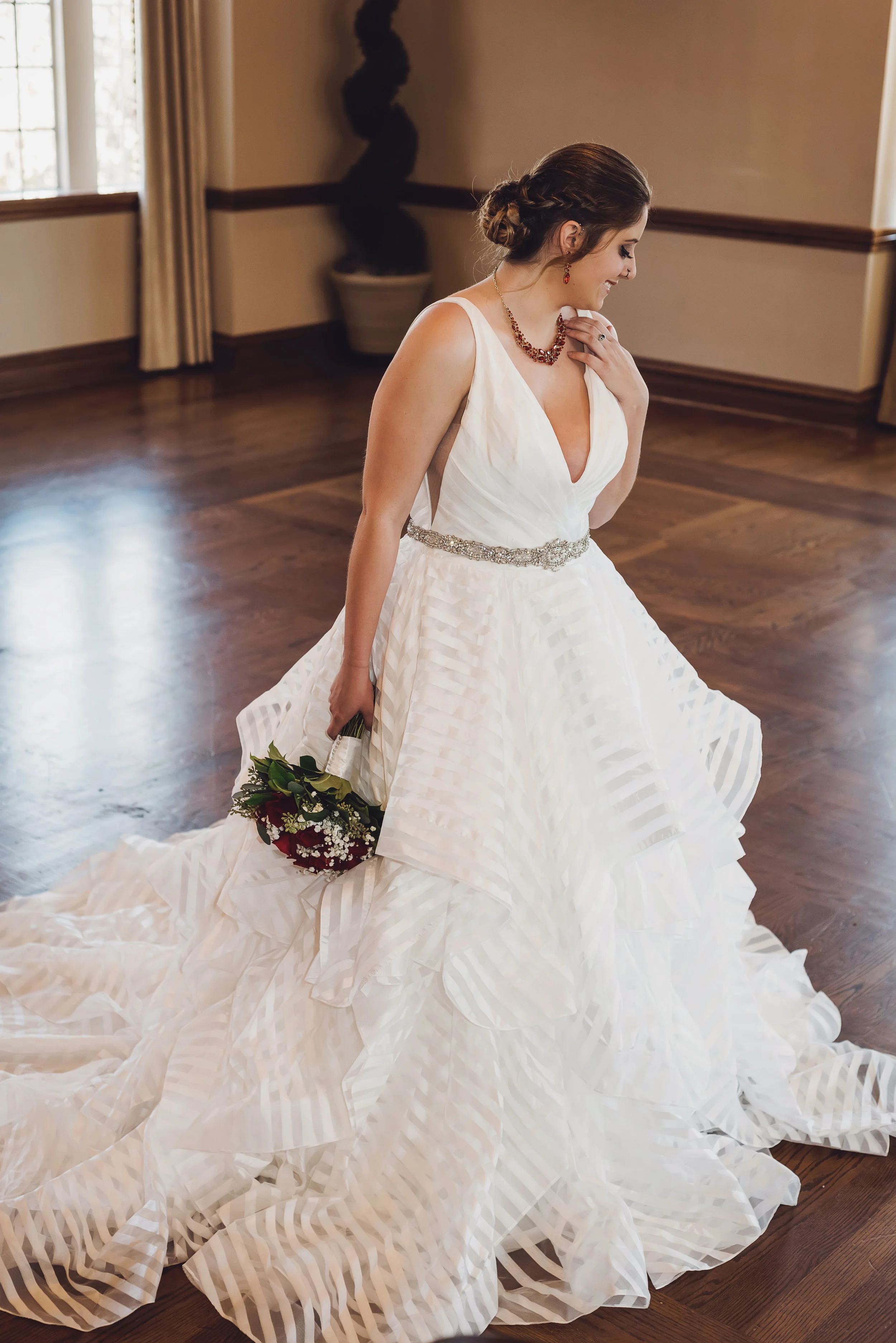 Classic Red and White Wedding -- University of Oklahoma Wedding