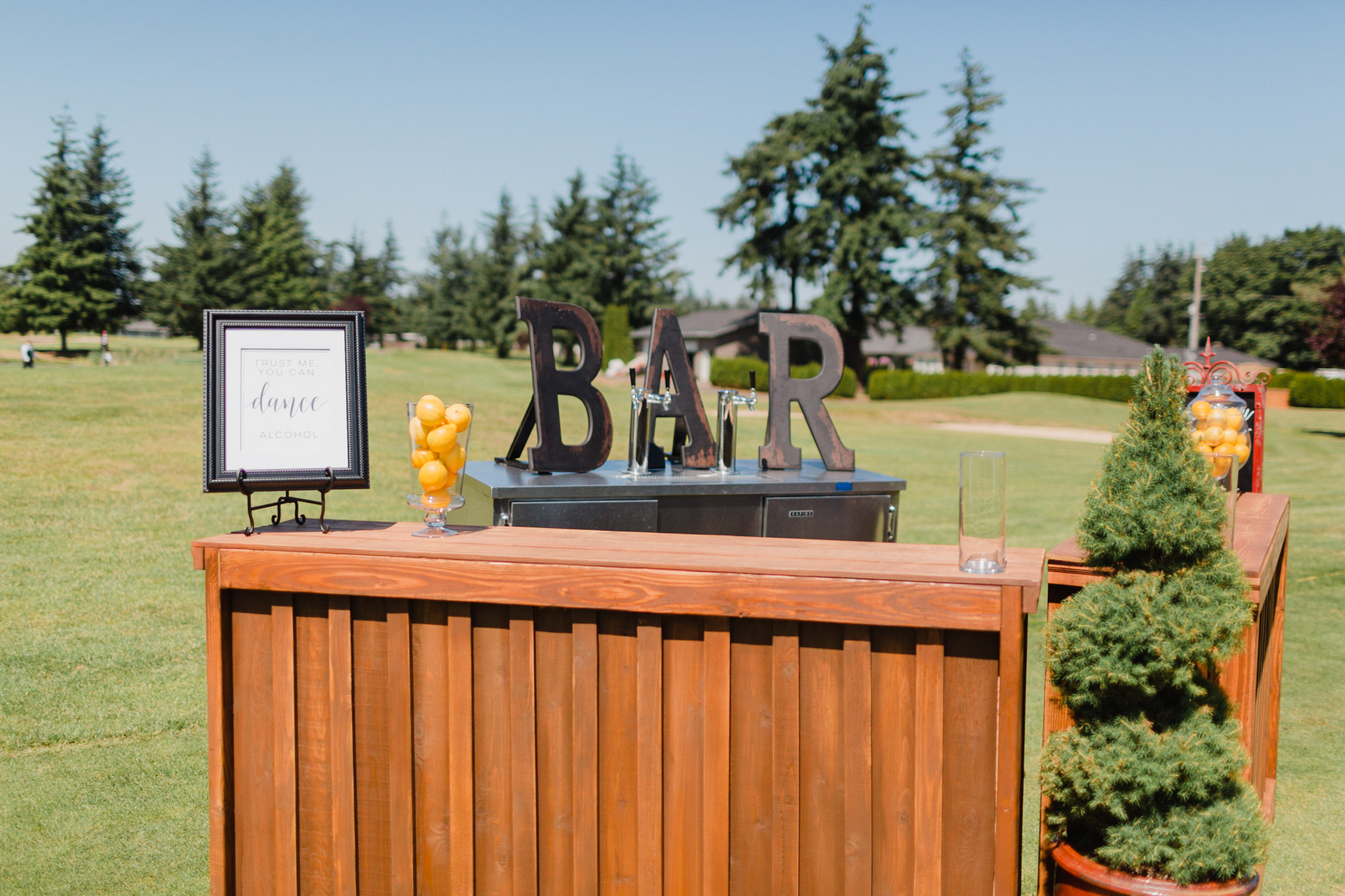 Rustic Wedding Decor - Raspberry Ridge Golf Course Wedding — The Overwhelmed Bride Wedding Blog