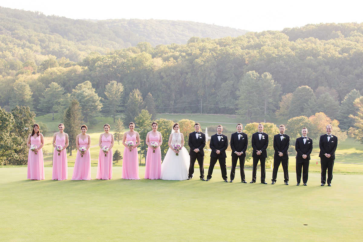 Pink Wedding - Golf Course Wedding — The Overwhelmed Bride Wedding Blog