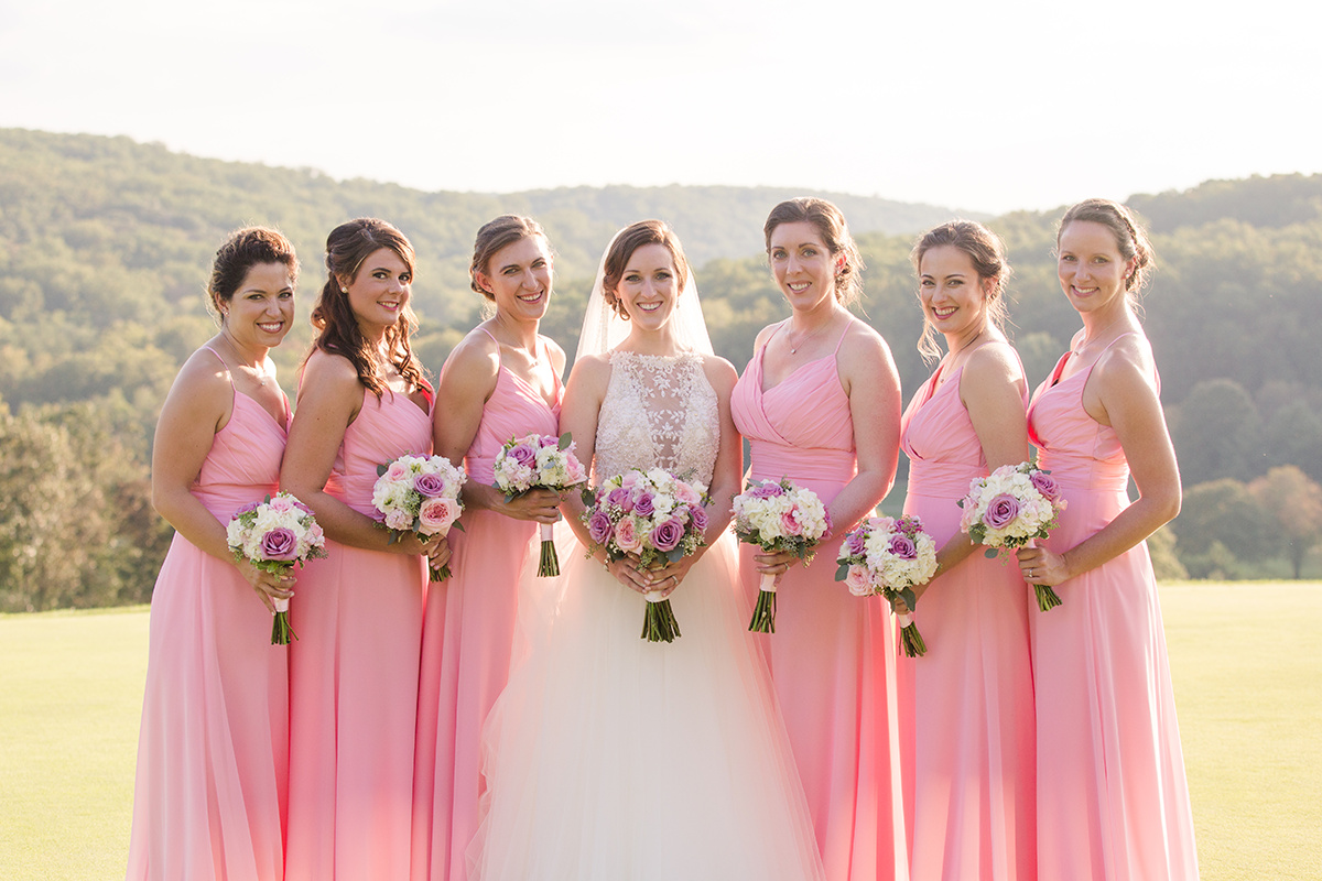 Pink Wedding - Golf Course Wedding — The Overwhelmed Bride Wedding Blog