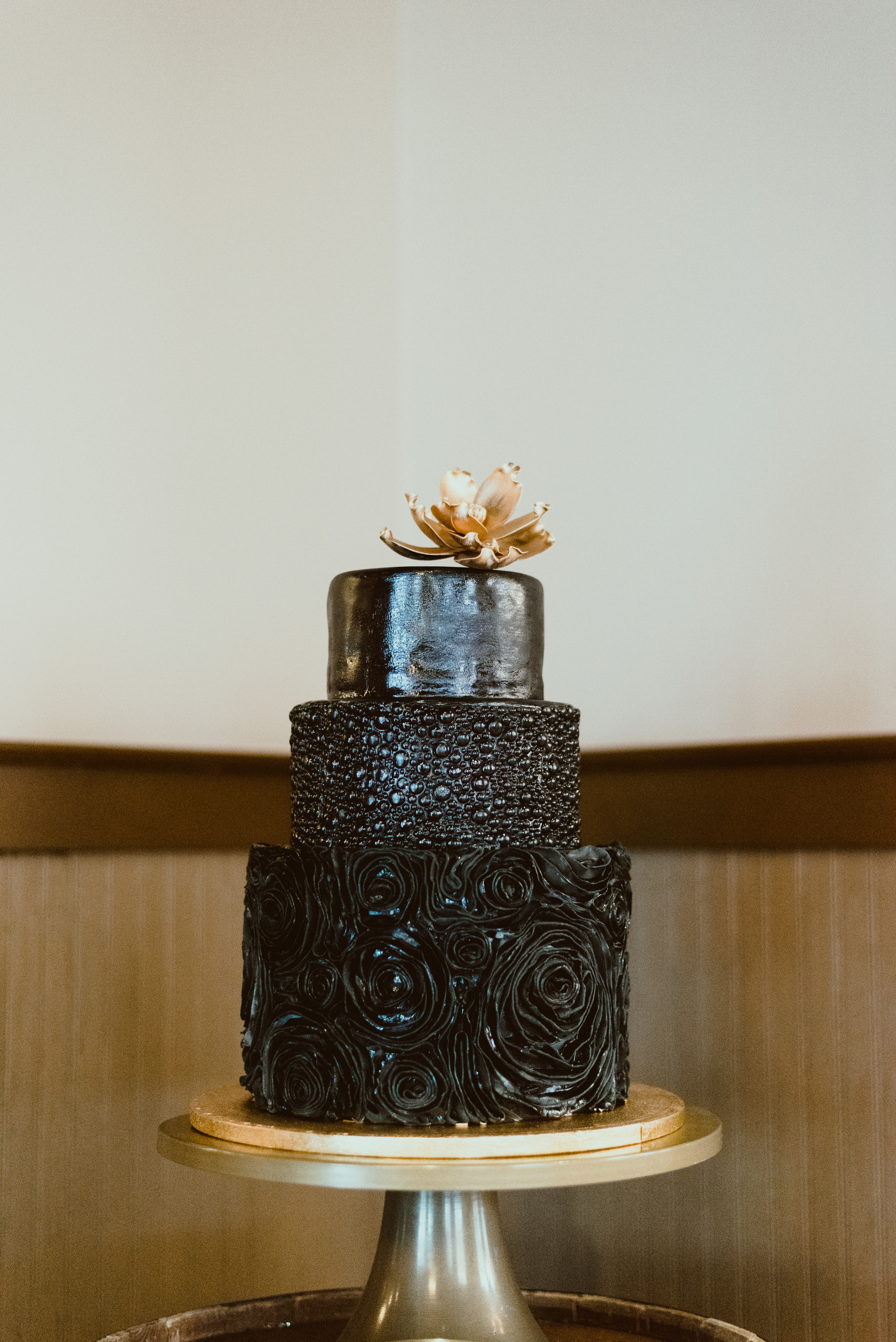 Black and Gold New Year’s Eve Wedding - The Overwhelmed Bride Wedding Blog