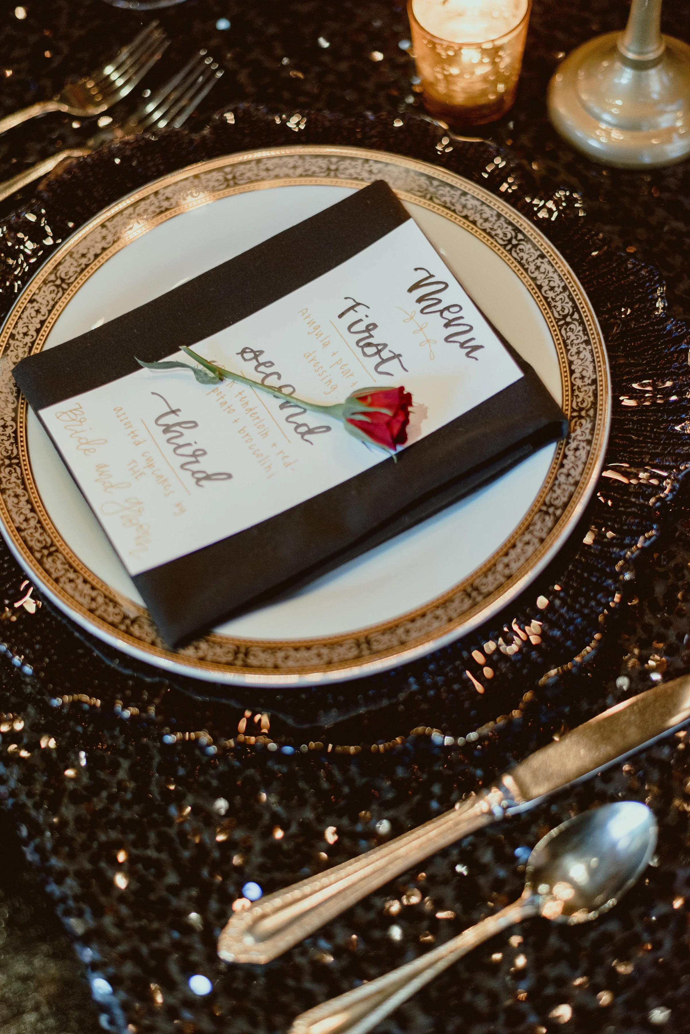 Black and Gold New Year’s Eve Wedding - The Overwhelmed Bride Wedding Blog