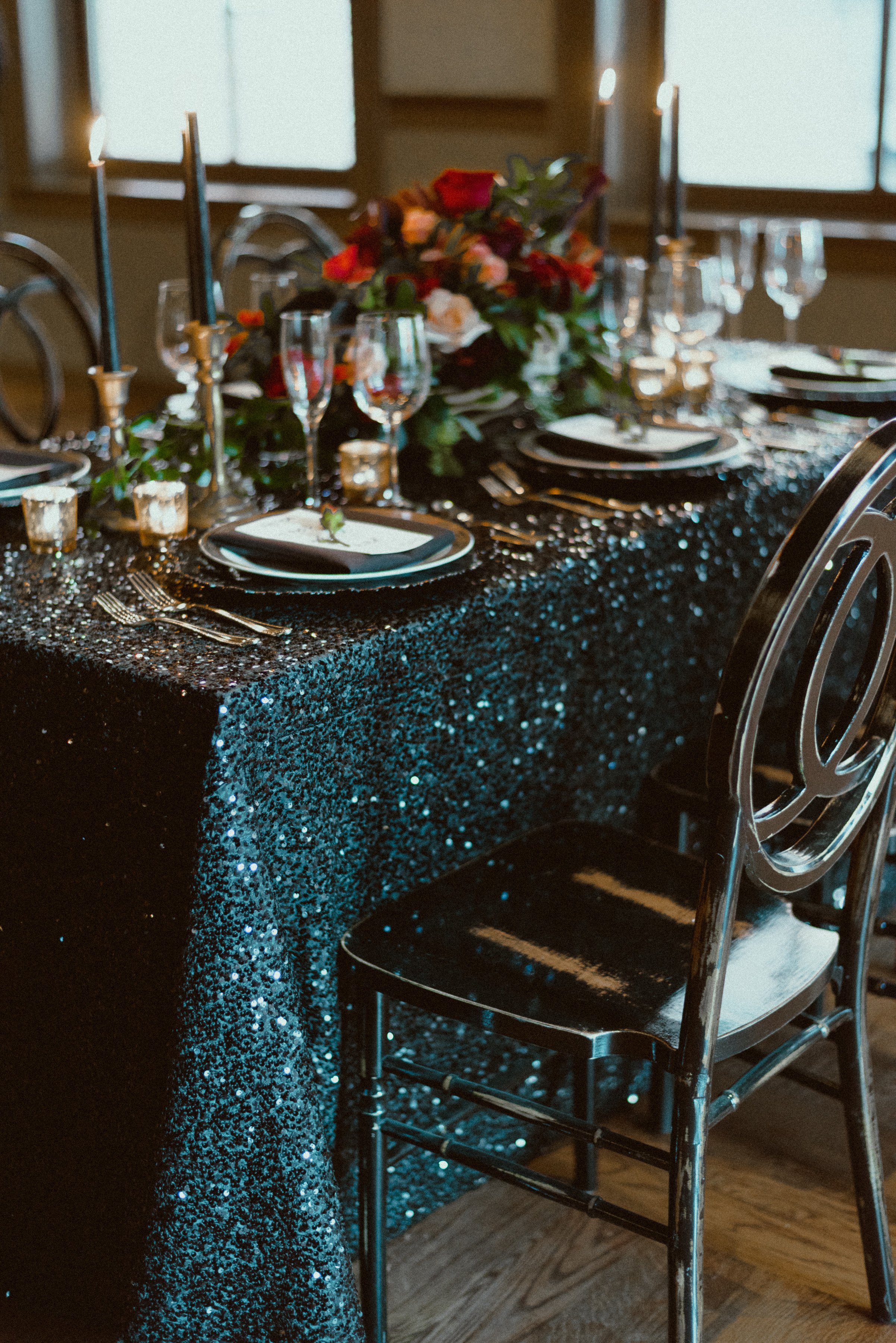 Black and Gold New Year’s Eve Wedding - The Overwhelmed Bride Wedding Blog