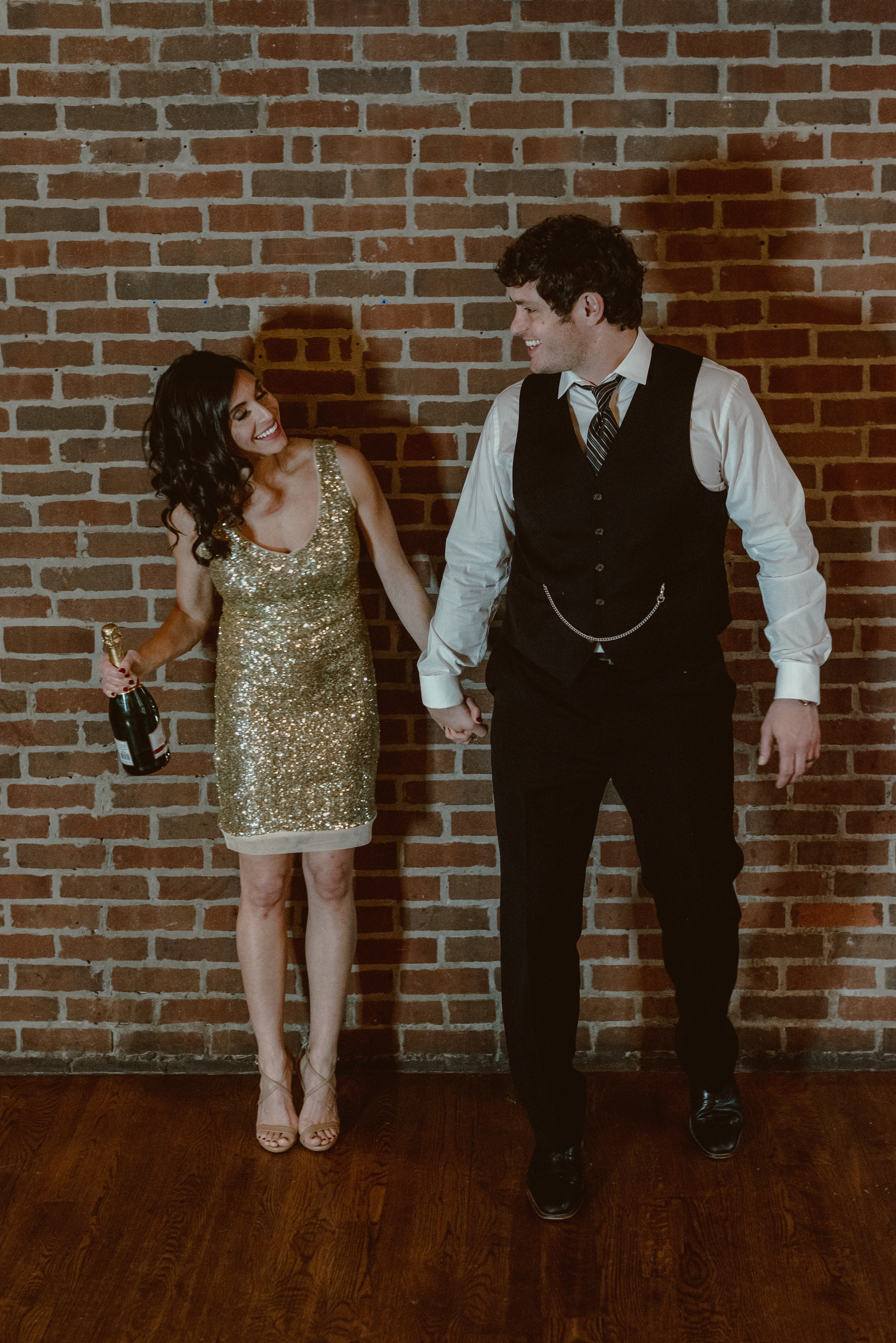 Black and Gold New Year’s Eve Wedding - The Overwhelmed Bride Wedding Blog