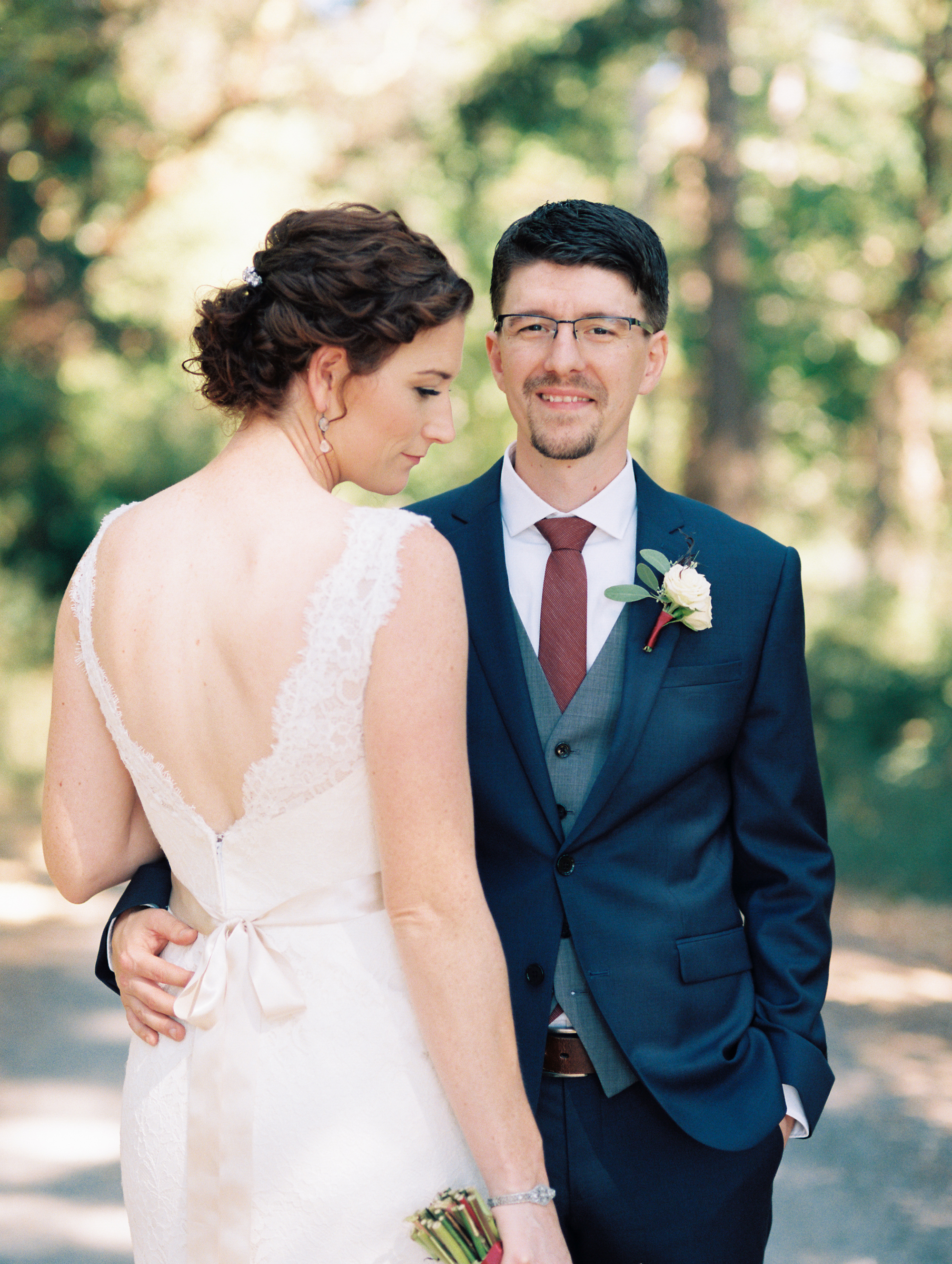 Plum Burgundy Wedding — San Juan Islands Wedding Oddfellows Hall — The Overwhelmed Bride Wedding Blog