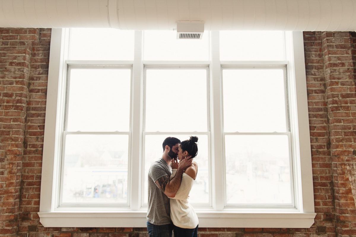 At Home Engagement Photos - The Overwhelmed Bride Wedding Blog