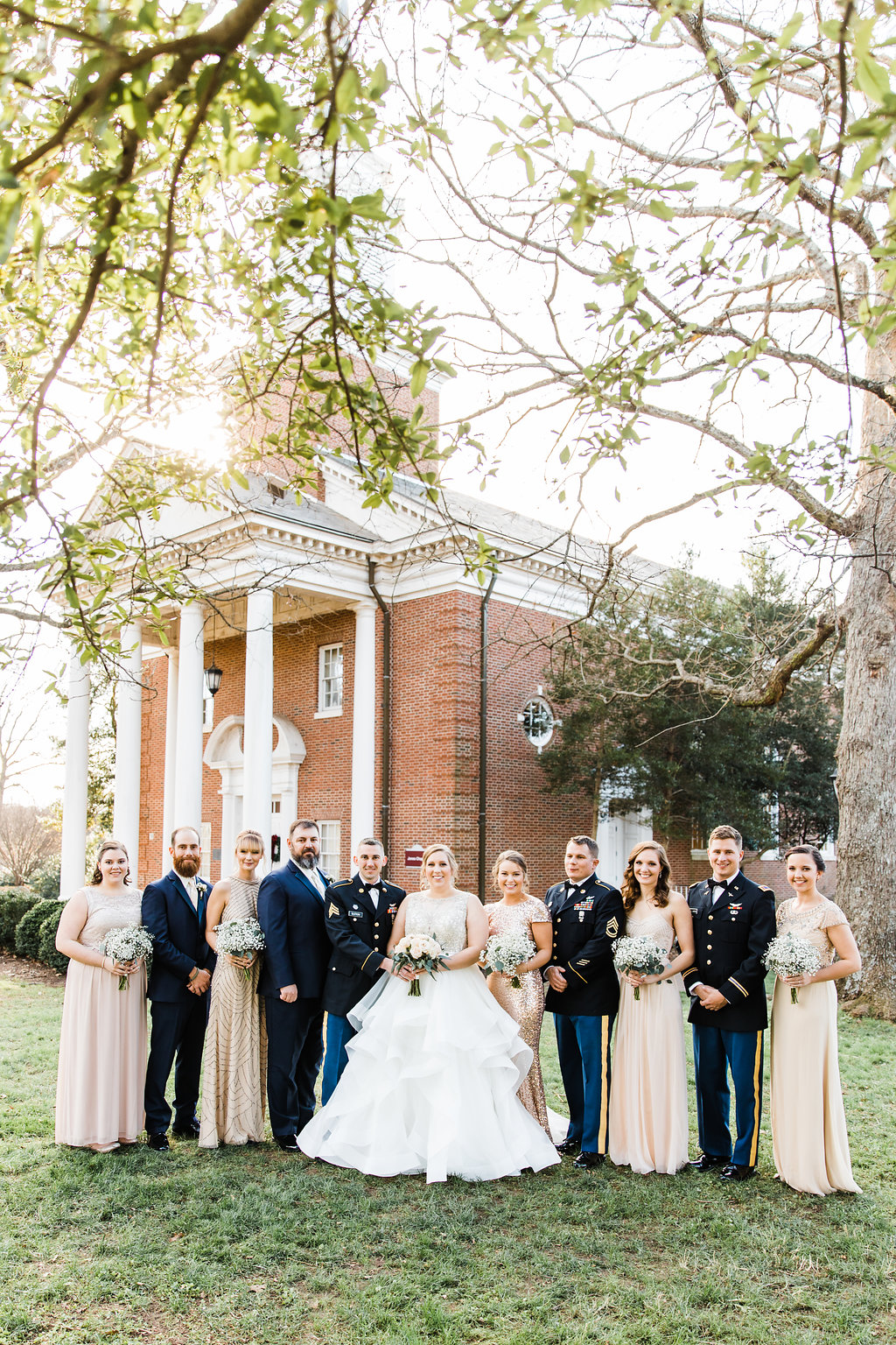 Navy + White Military Wedding - Raleigh, North Carolina Wedding Venue The Royal — The Overwhelmed Bride Wedding Blog