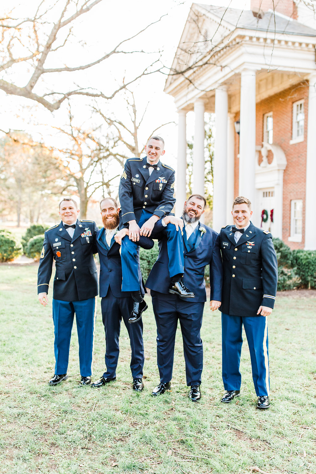 Navy + White Military Wedding - Raleigh, North Carolina Wedding Venue The Royal — The Overwhelmed Bride Wedding Blog