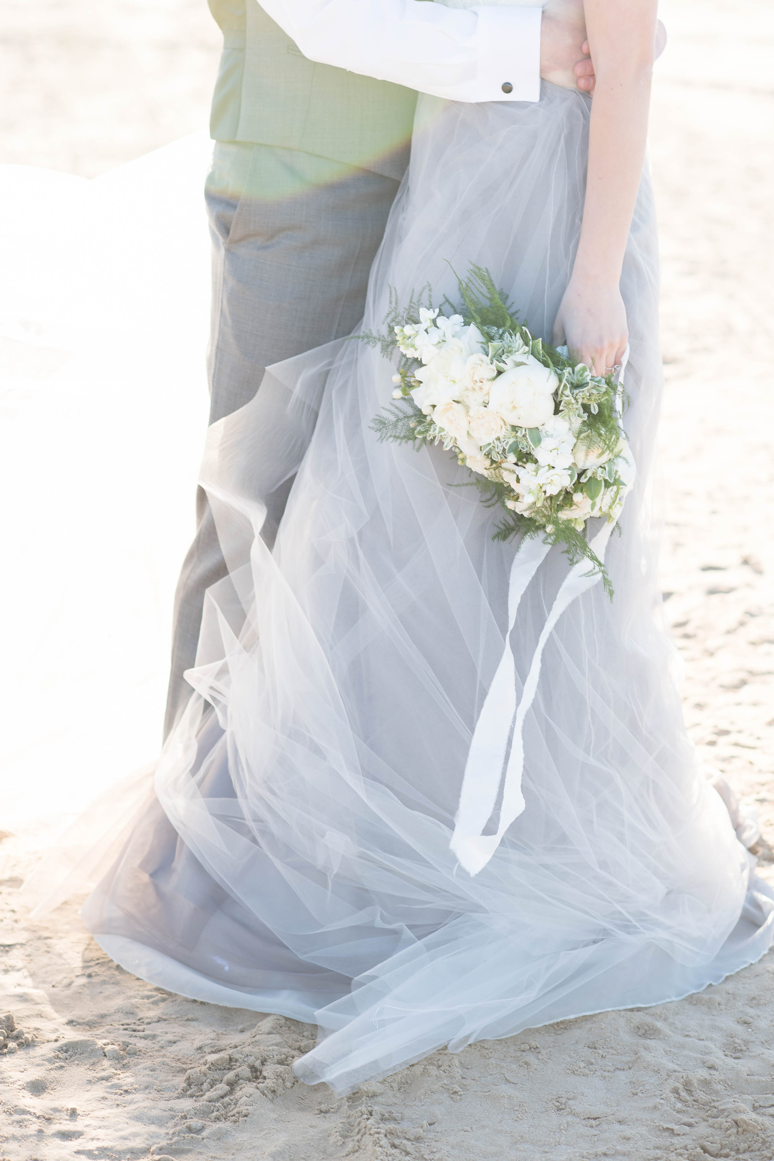 Dancer-Ballerina Bride - Beach Wedding Photos — The Overwhelmed Bride Wedding Blog