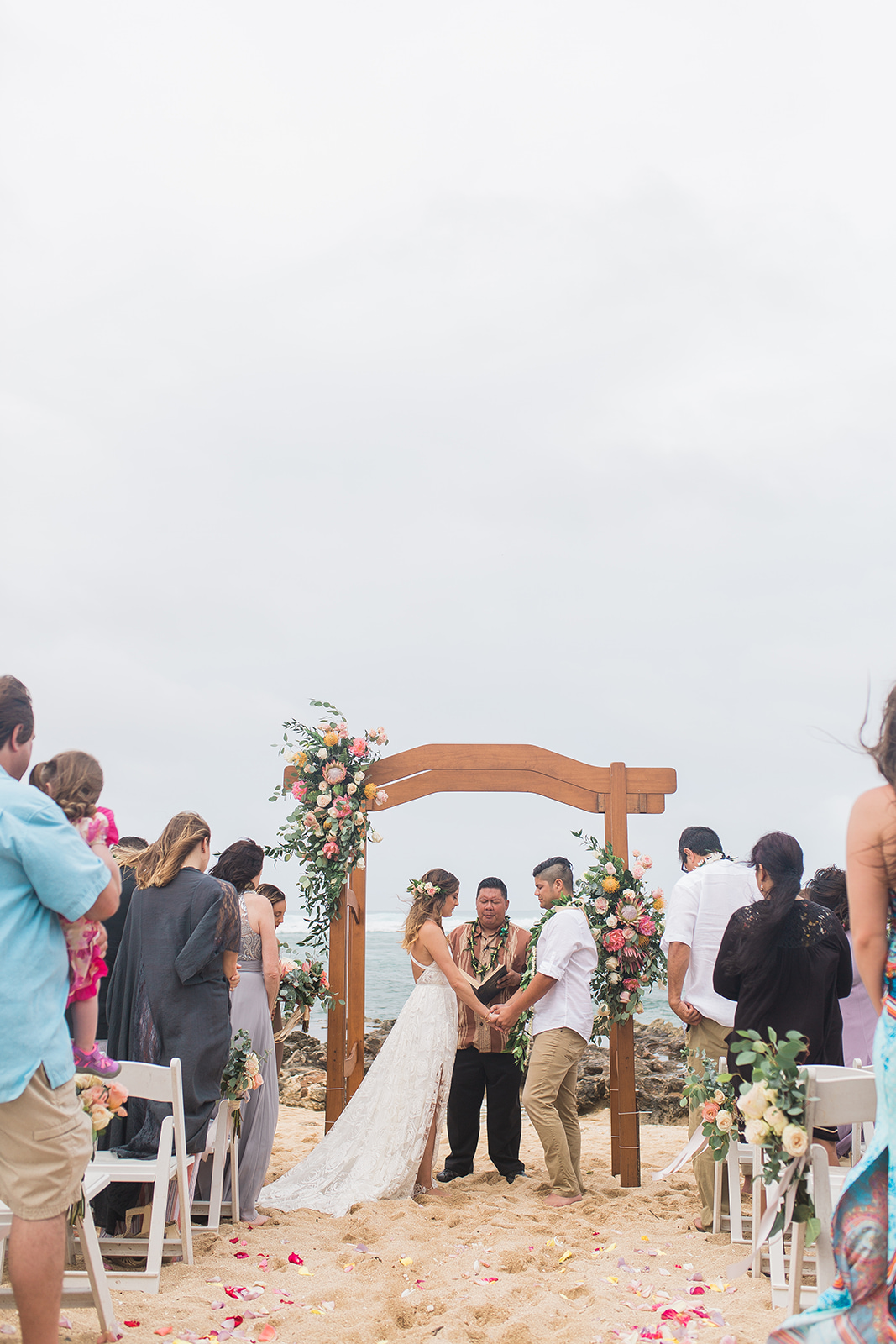 A Turtle Bay Resort Oahu Beach Wedding - The Overwhelmed Bride Wedding Blog