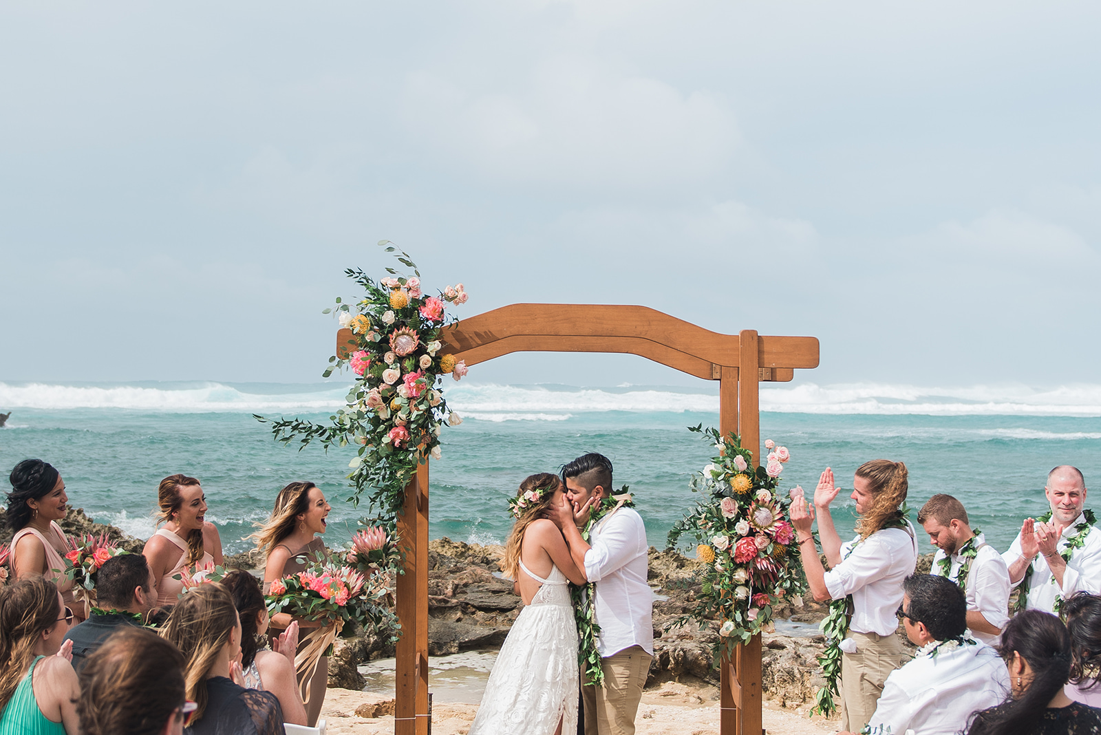 A Turtle Bay Resort Oahu Beach Wedding - The Overwhelmed Bride Wedding Blog