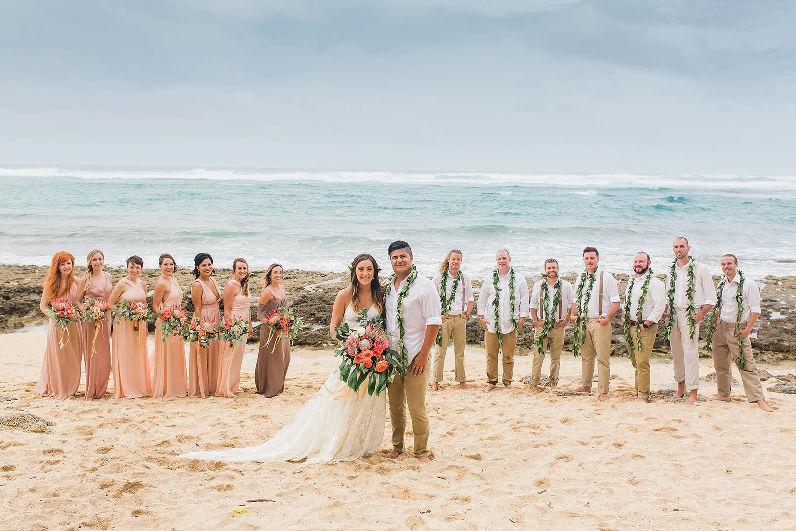 A Turtle Bay Resort Oahu Beach Wedding - The Overwhelmed Bride Wedding Blog