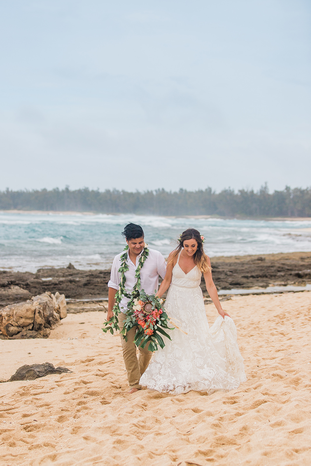 A Turtle Bay Resort Oahu Beach Wedding - The Overwhelmed Bride Wedding Blog