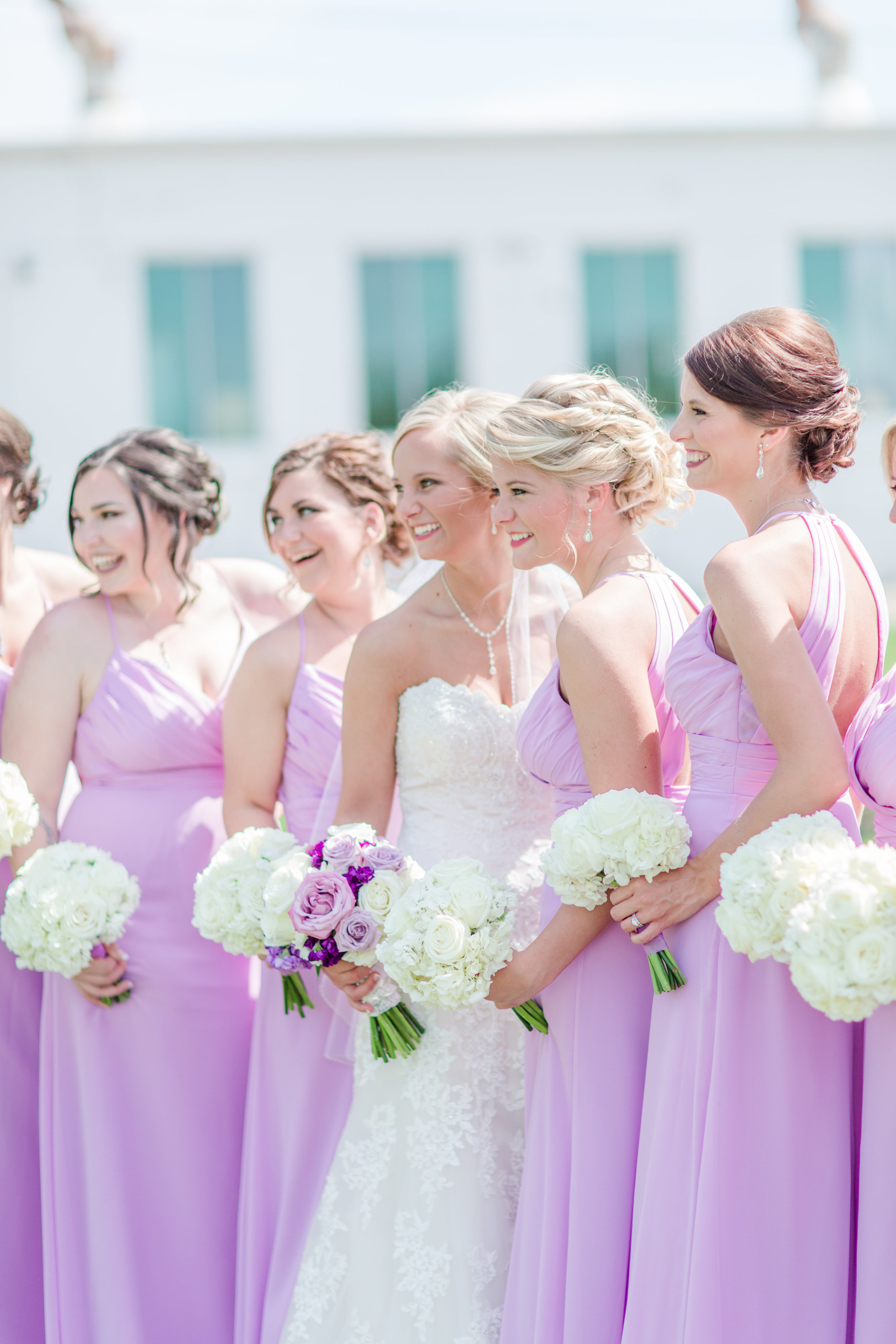 A White + Lilac Romantic Wisconsin Wedding - The Overwhelmed Bride Wedding Blog