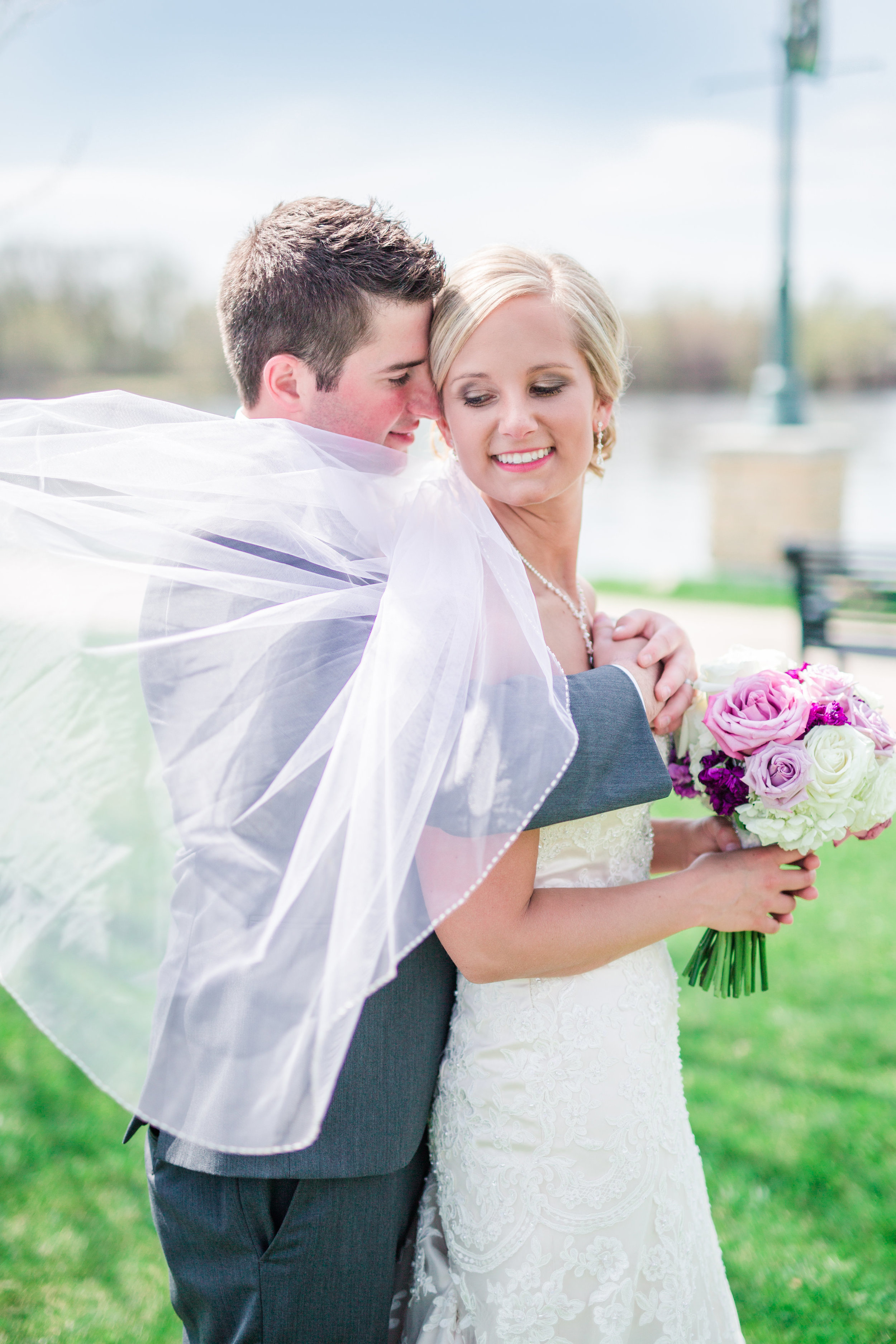 A White + Lilac Romantic Wisconsin Wedding - The Overwhelmed Bride Wedding Blog