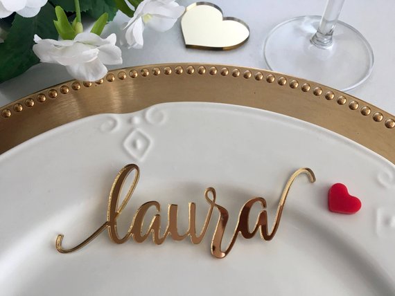 Unique Wedding Place Cards - The Overwhelmed Bride Wedding Blog