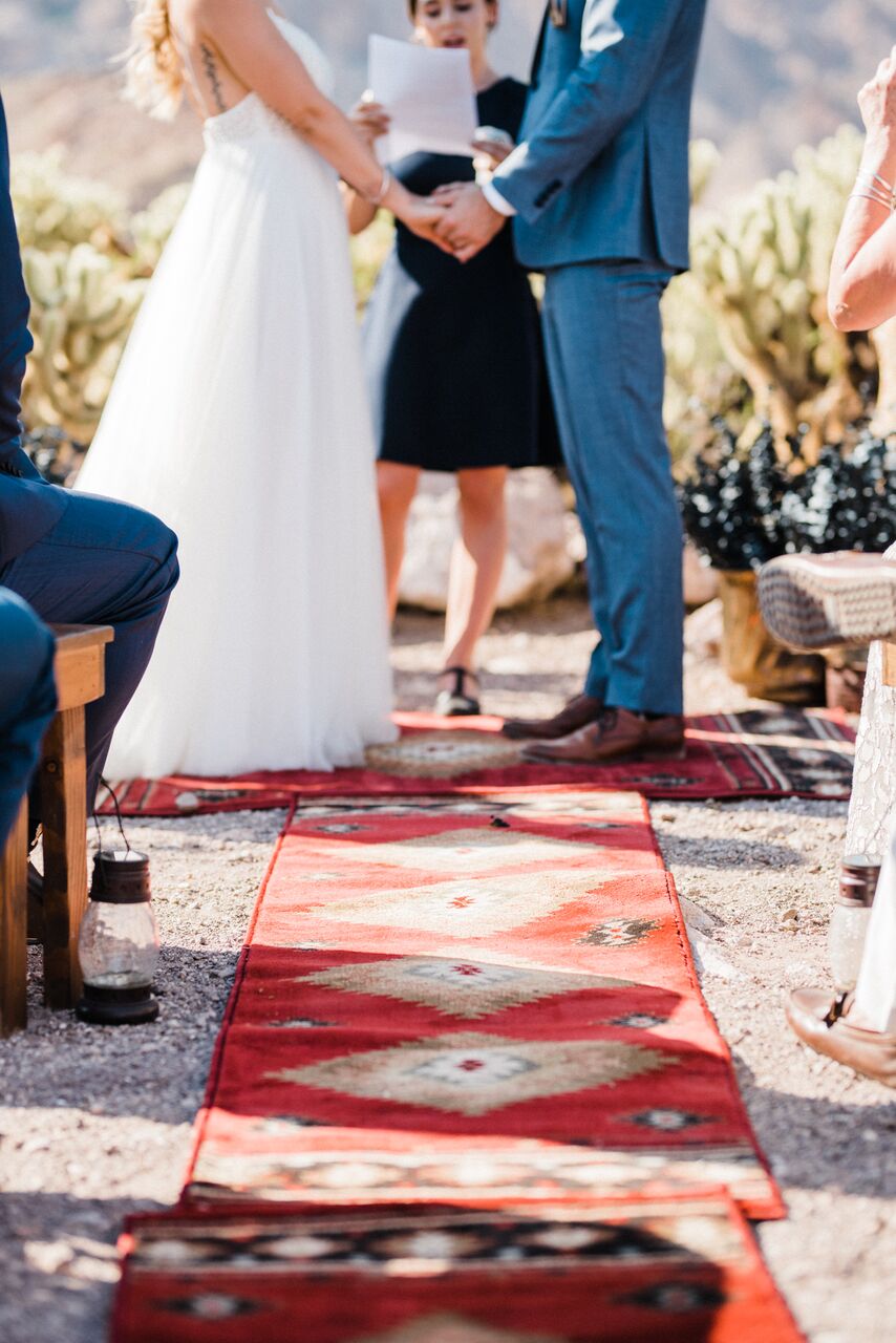 A Bohemian Destination Las Vegas Desert Wedding - The Overwhelmed Bride Blog