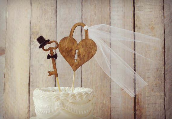 Unique Wedding Cake Toppers - The Overwhelmed Bride Wedding Blog 