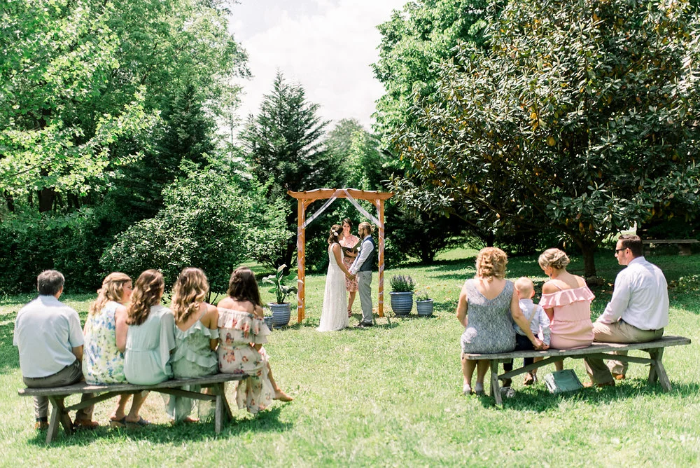 An Intimate Backyard Wedding - The Overwhelmed Bride Wedding Blog