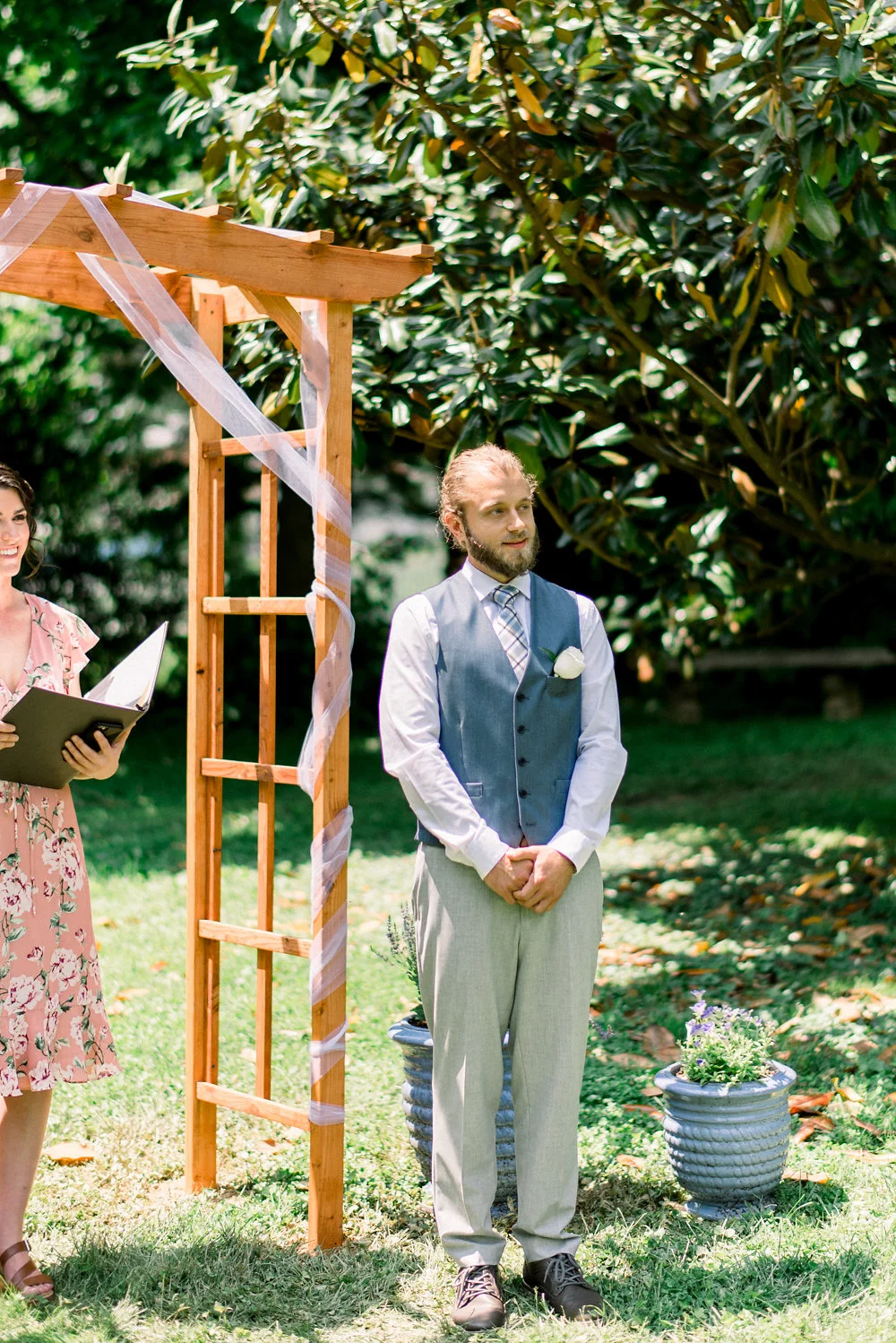 An Intimate Backyard Wedding - The Overwhelmed Bride Wedding Blog