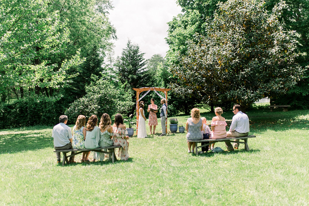 An Intimate Backyard Wedding - The Overwhelmed Bride Wedding Blog