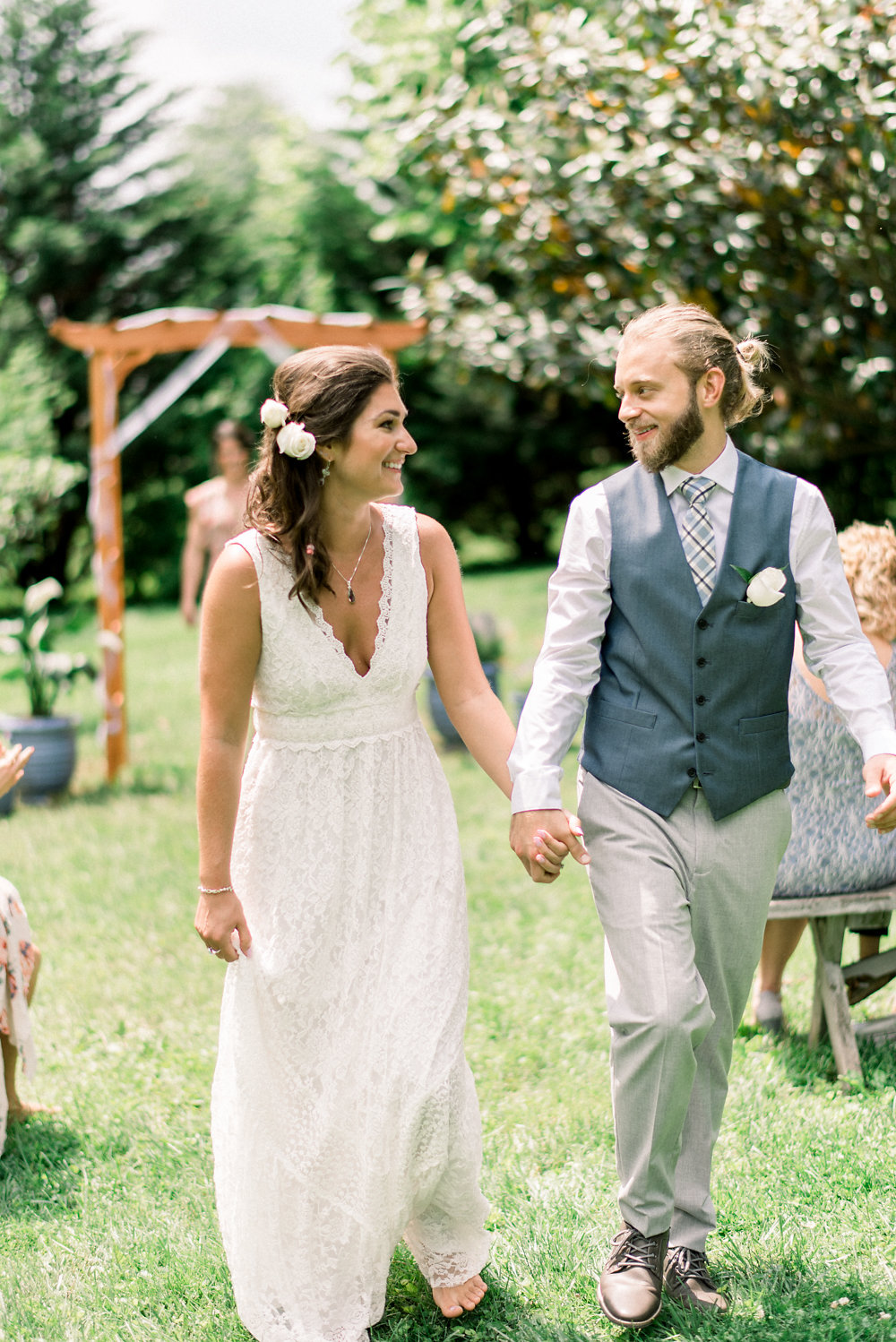 An Intimate Backyard Wedding - The Overwhelmed Bride Wedding Blog