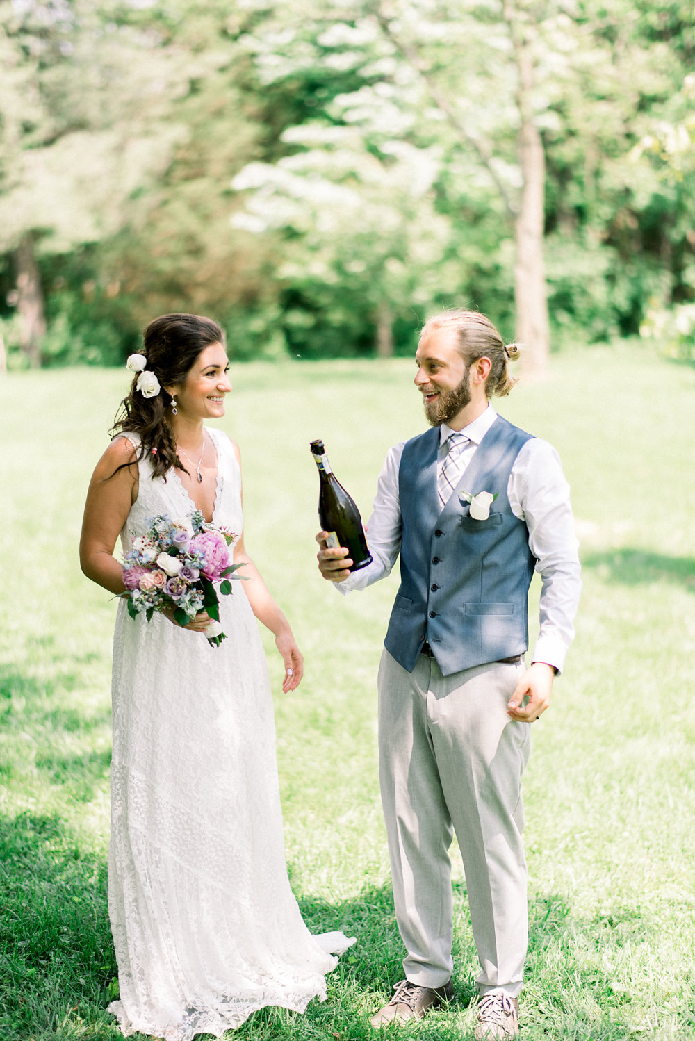 An Intimate Backyard Wedding - The Overwhelmed Bride Wedding Blog