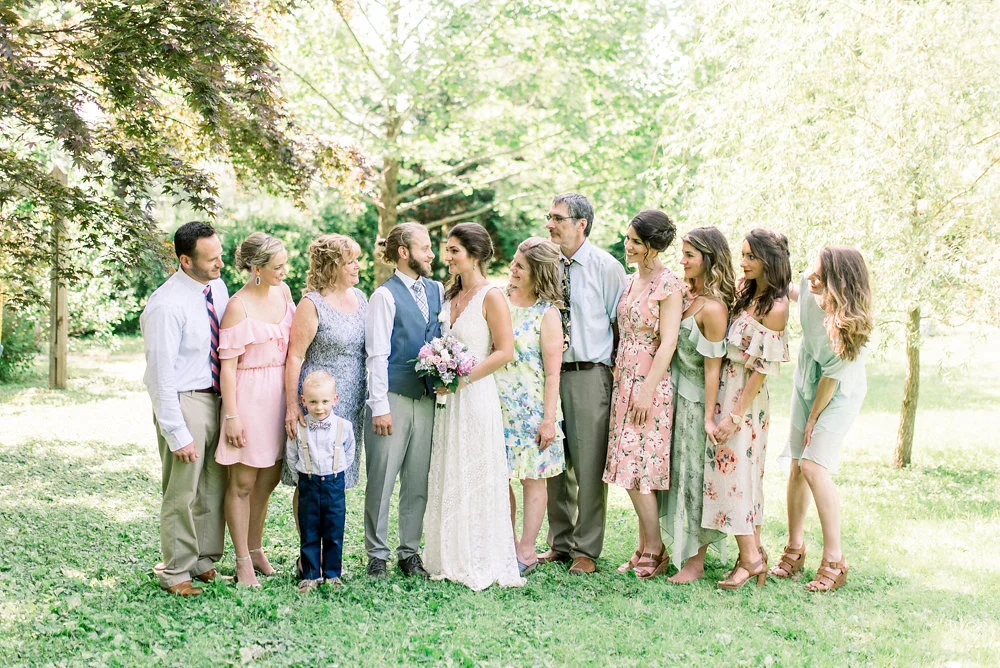 An Intimate Backyard Wedding - The Overwhelmed Bride Wedding Blog