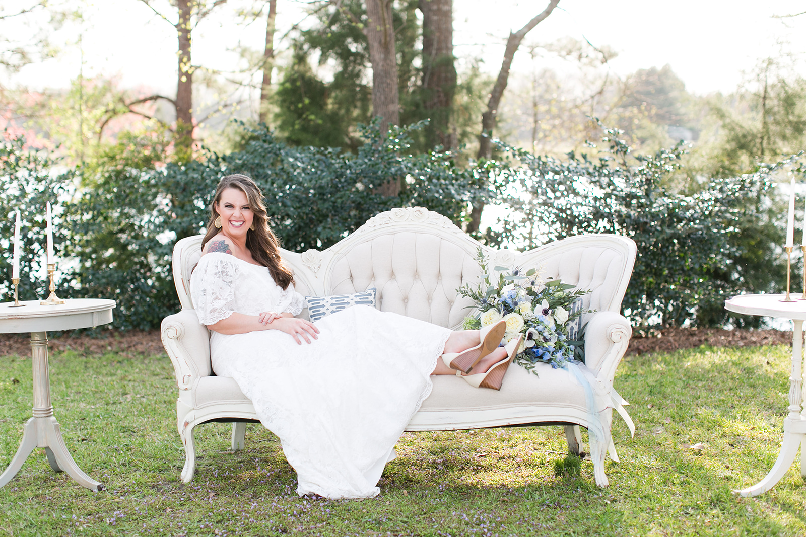 A Garden Georgia Wedding - The Venue at Tryphena’s Garden - The Overwhelmed Bride Wedding Blog