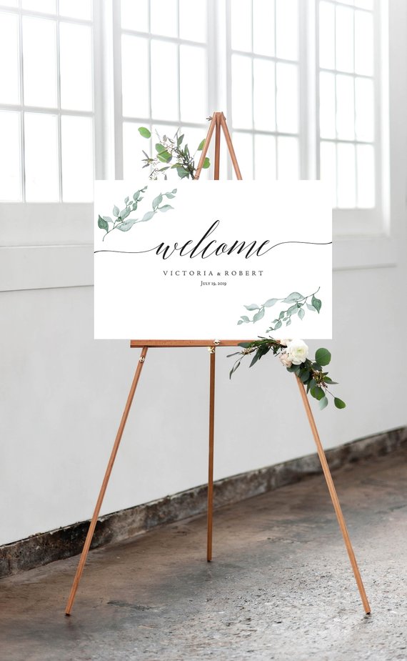 Gorgeous Fun Unique Wedding Signs - The Overwhelmed Bride Wedding Blog