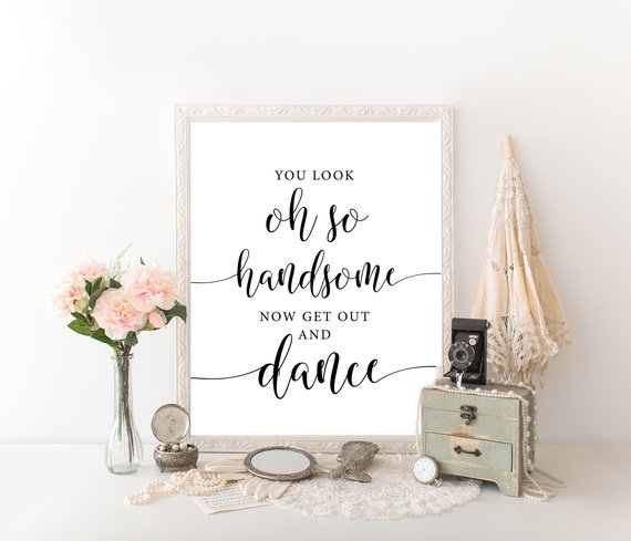 Gorgeous Fun Unique Wedding Signs - The Overwhelmed Bride Wedding Blog