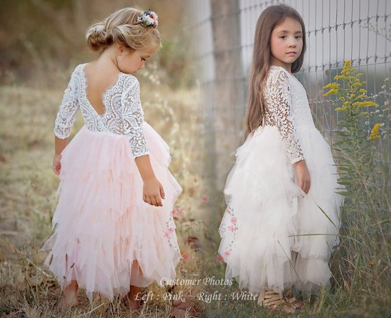 Gorgeous Flower Girl Dresses - The Overwhelmed Bride Wedding Blog 