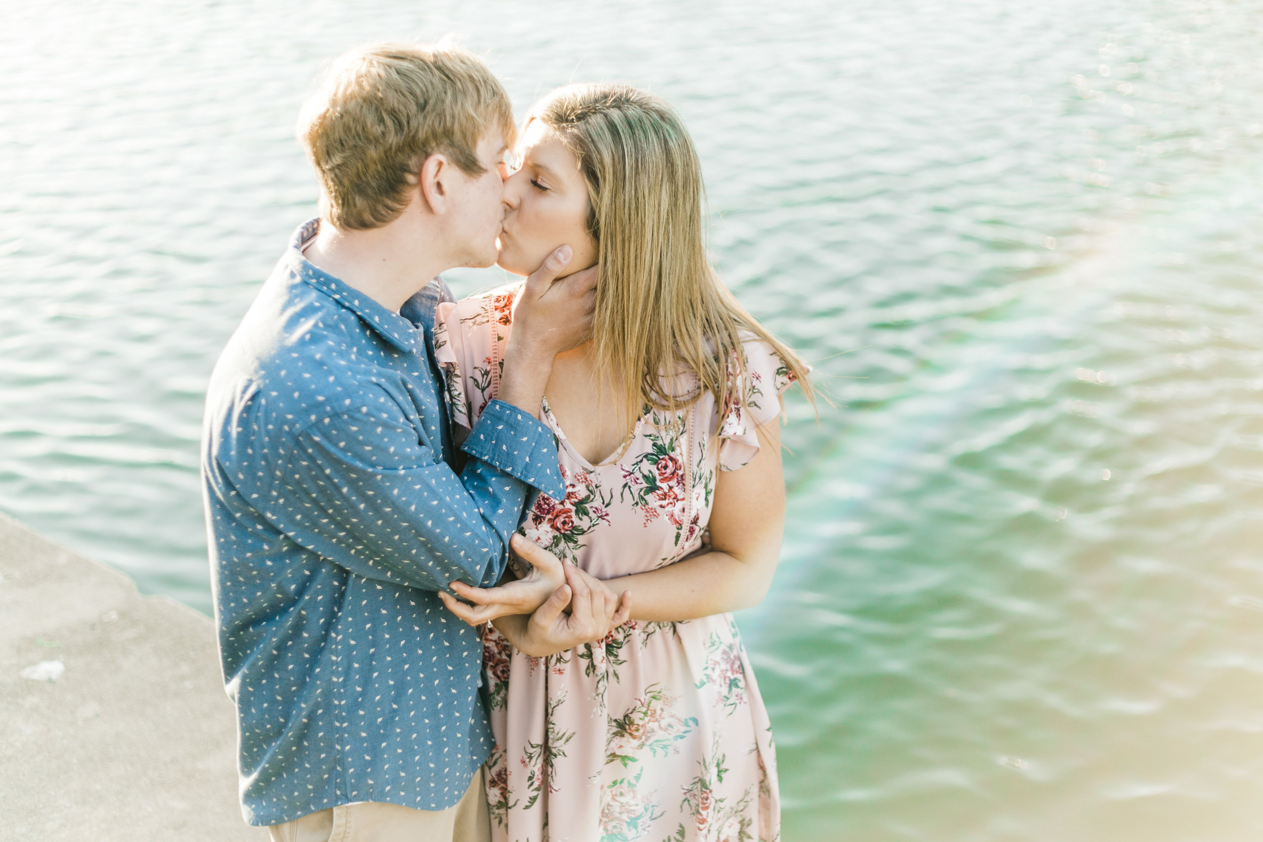 Downtown Knoxville, Tennessee Engagement Photos - The Overwhelmed Bride Wedding Blog