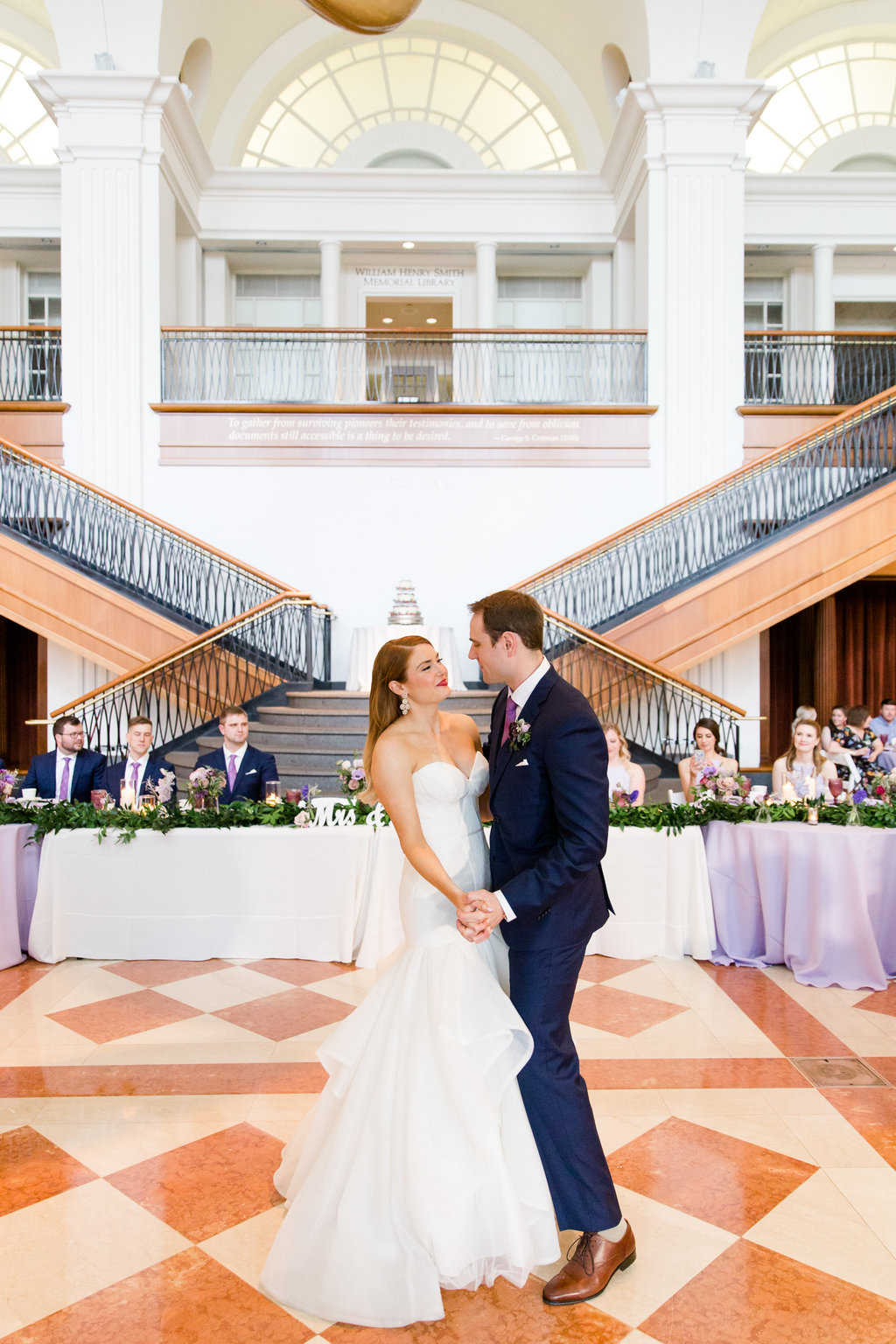 Indianapolis Wedding - Purple Wedding Details - The Overwhelmed Bride Wedding Blog