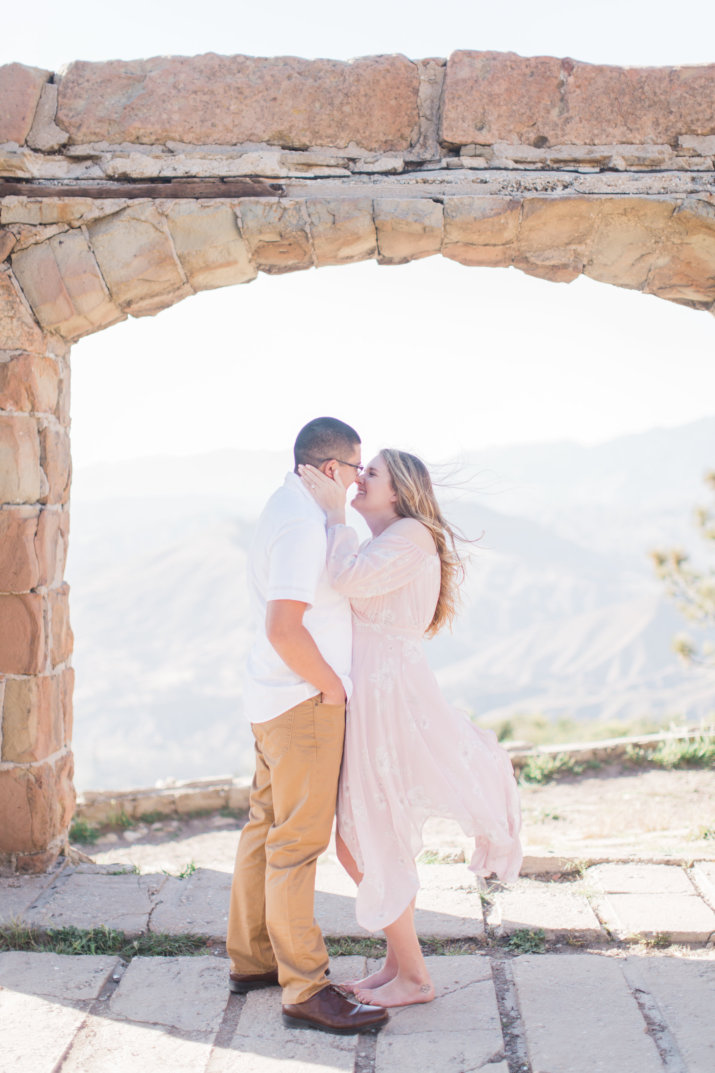 Santa Monica Mountains Engagement Photos - The Overwhelmed Bride Wedding Blog