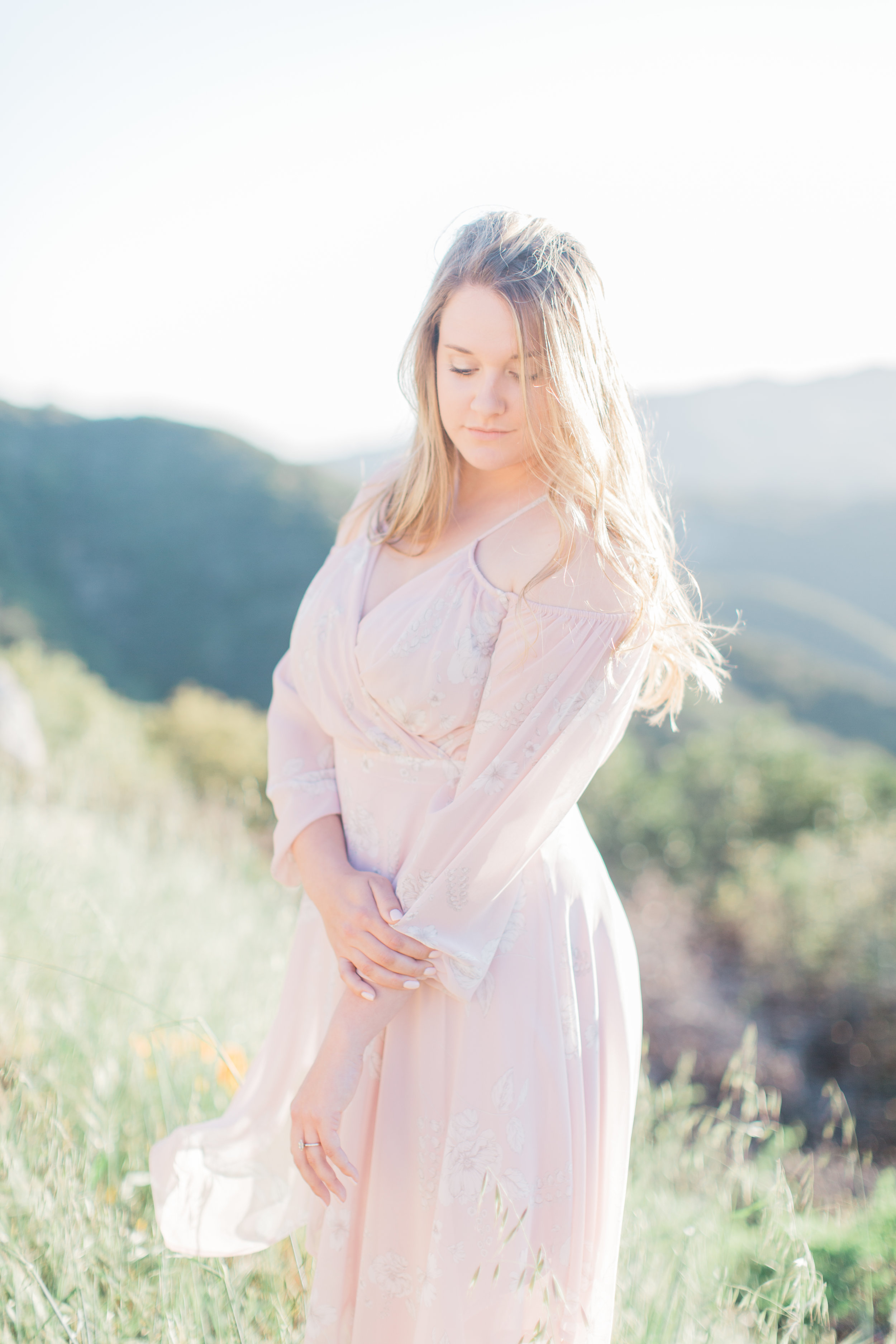 Santa Barbara Mountains Engagement Photos - The Overwhelmed Bride Wedding Blog