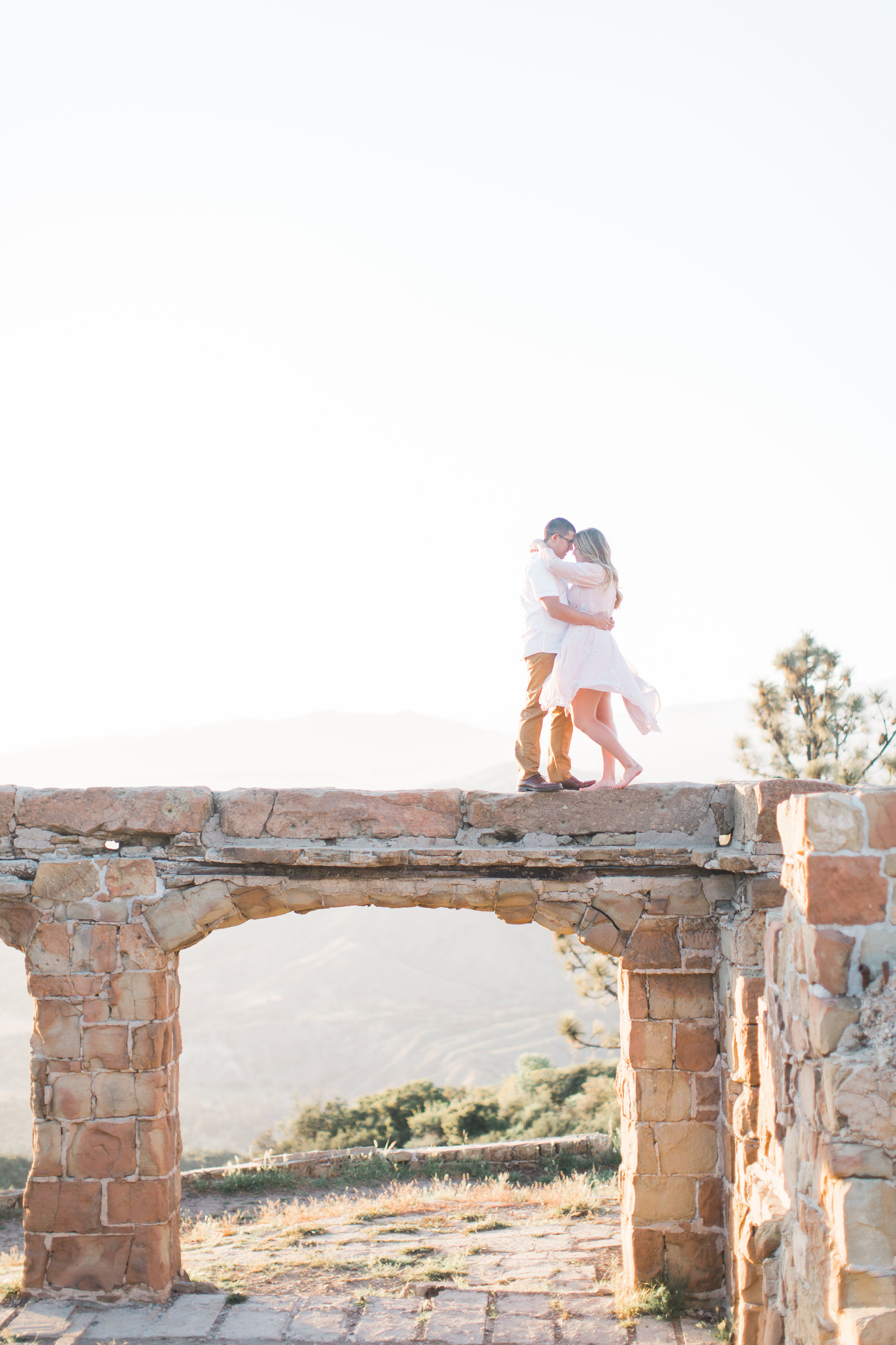 Santa Barbara Mountains Engagement Photos - The Overwhelmed Bride Wedding Blog