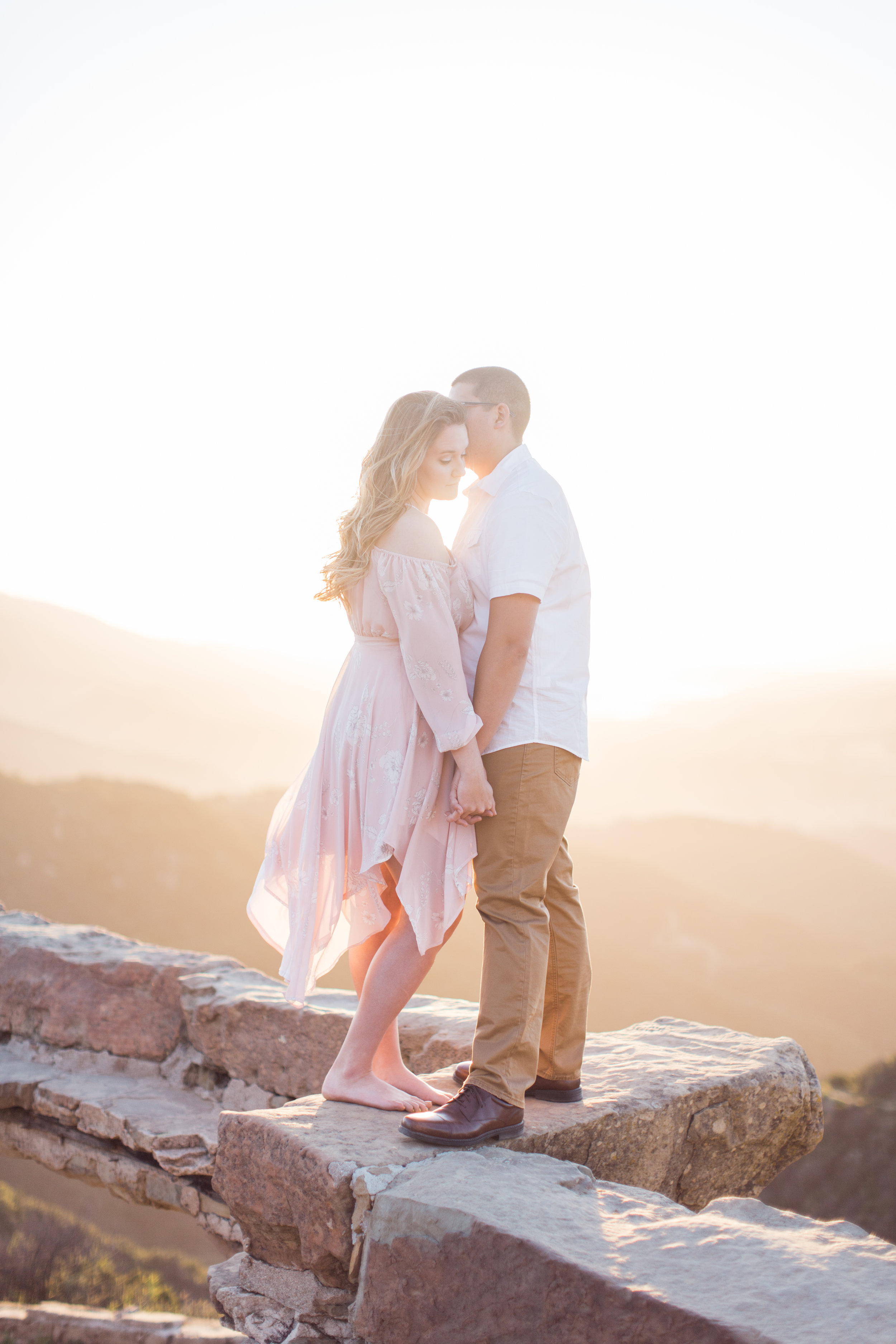 Santa Barbara Mountains Engagement Photos - The Overwhelmed Bride Wedding Blog