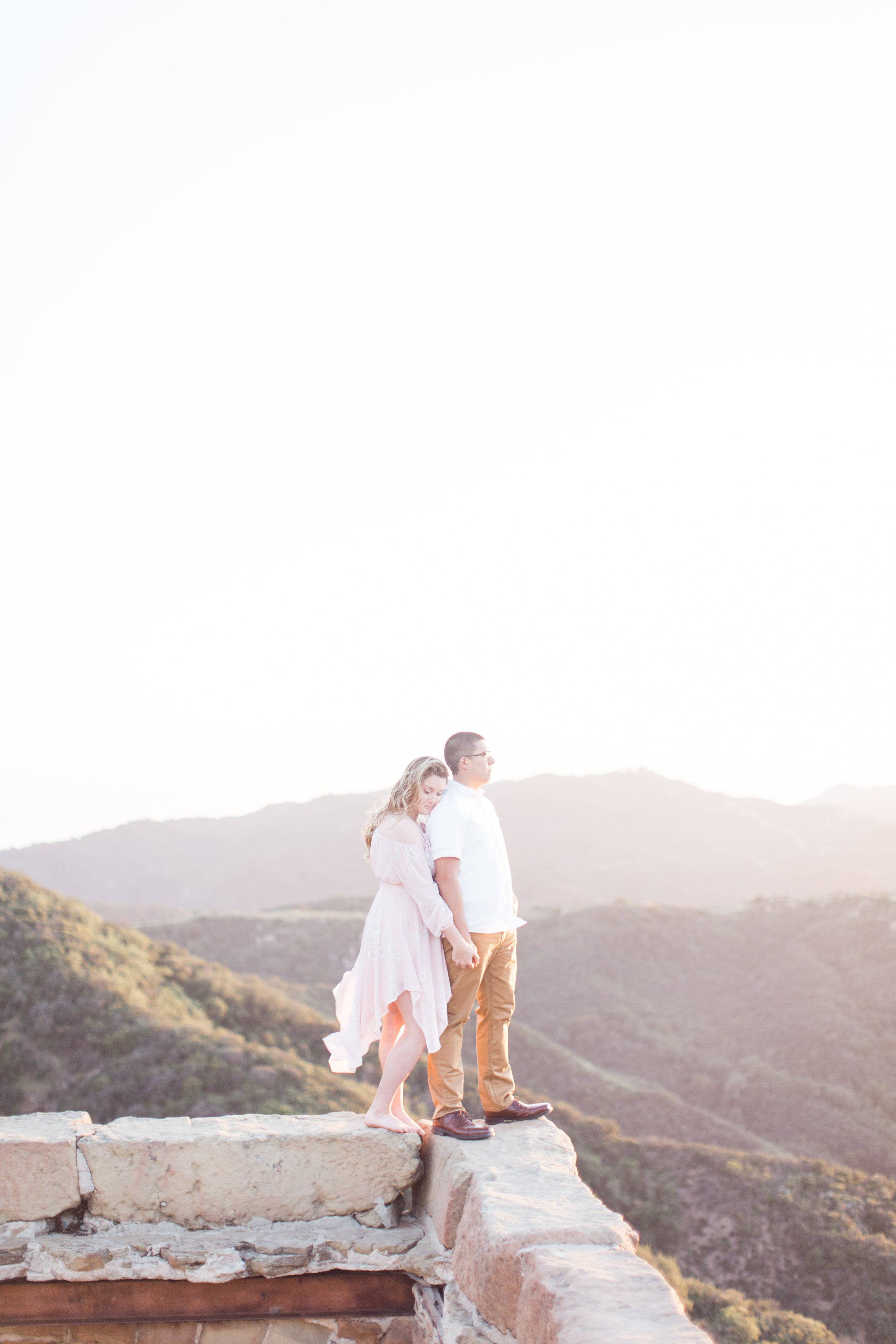 Santa Barbara Mountains Engagement Photos - The Overwhelmed Bride Wedding Blog