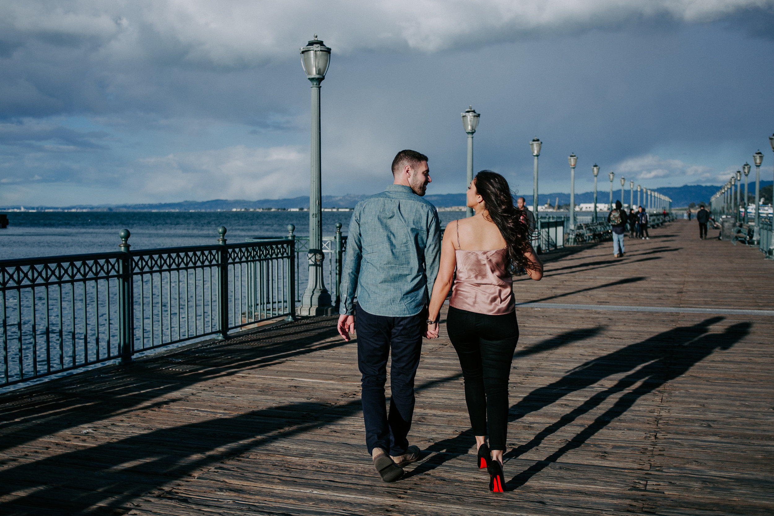 Baker Beach San Francisco Engagement Photos - The Overwhelmed Bride Wedding Blog