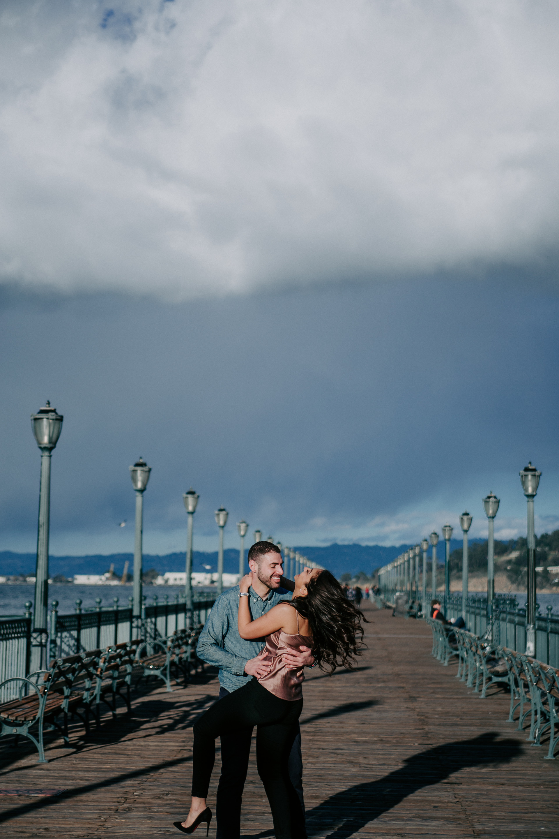 Baker Beach San Francisco Engagement Photos - The Overwhelmed Bride Wedding Blog