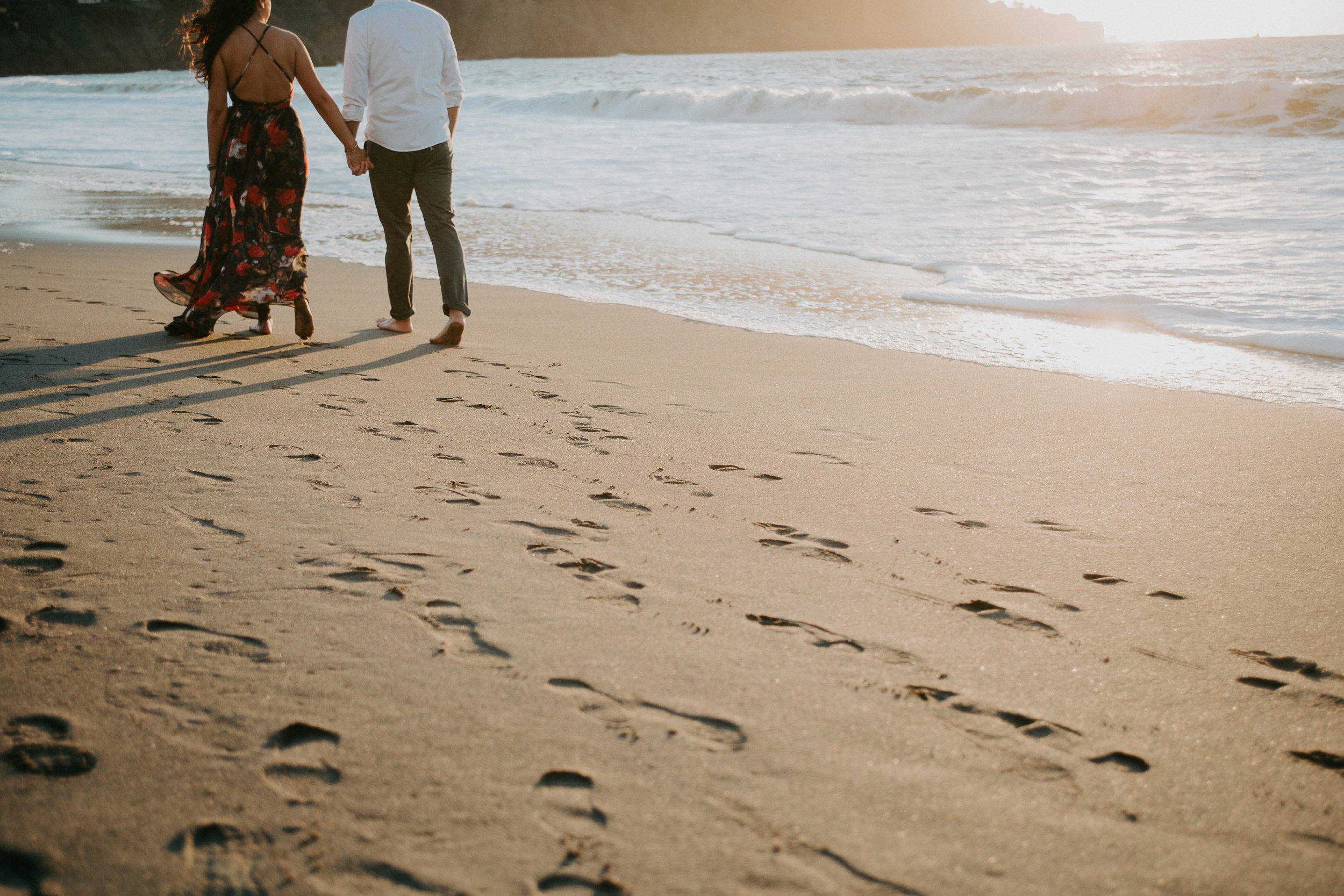 Baker Beach San Francisco Engagement Photos - The Overwhelmed Bride Wedding Blog