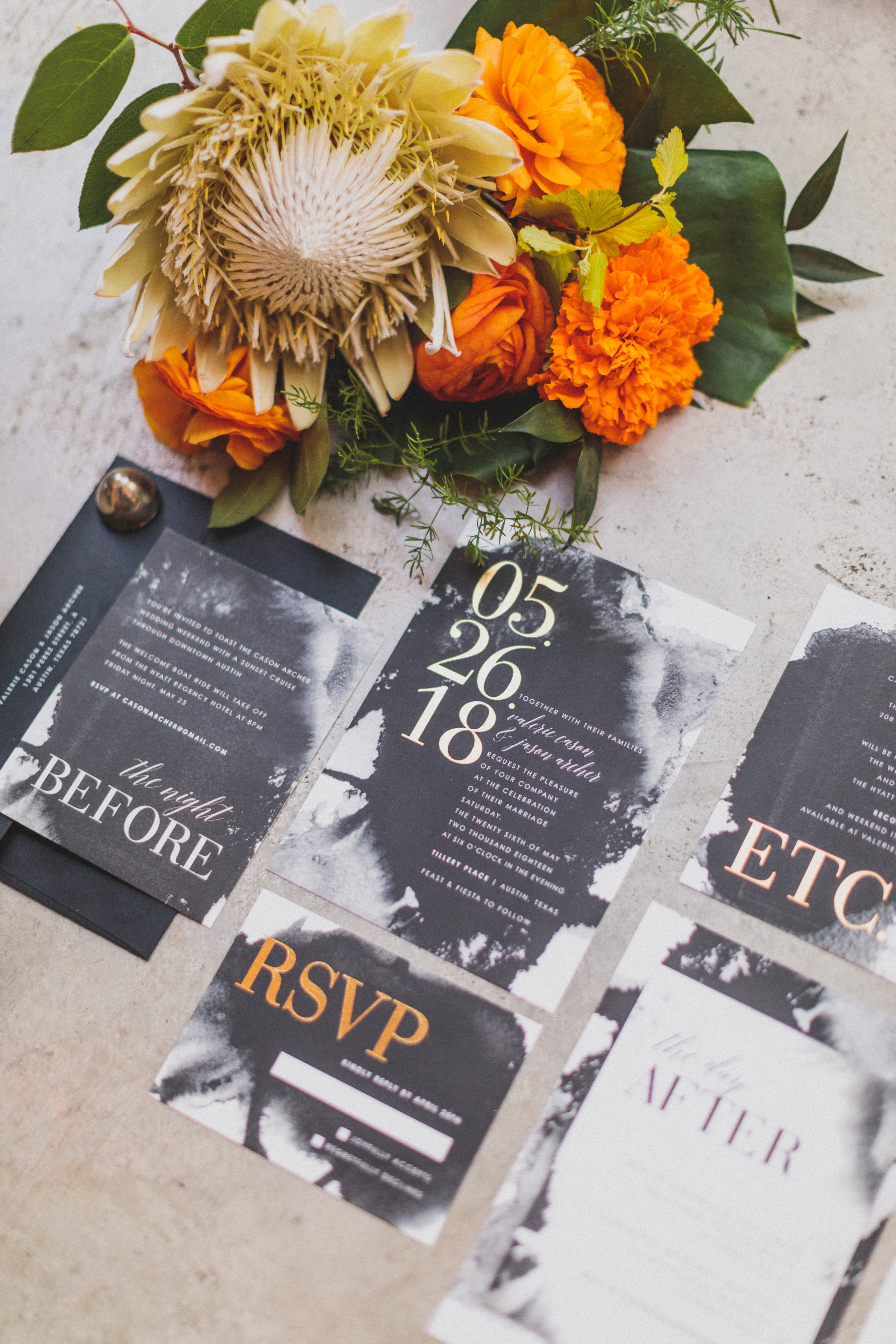 A Vibrant, Tropical Austin Wedding - The Overwhelmed Bride Wedding Blog Inspiration