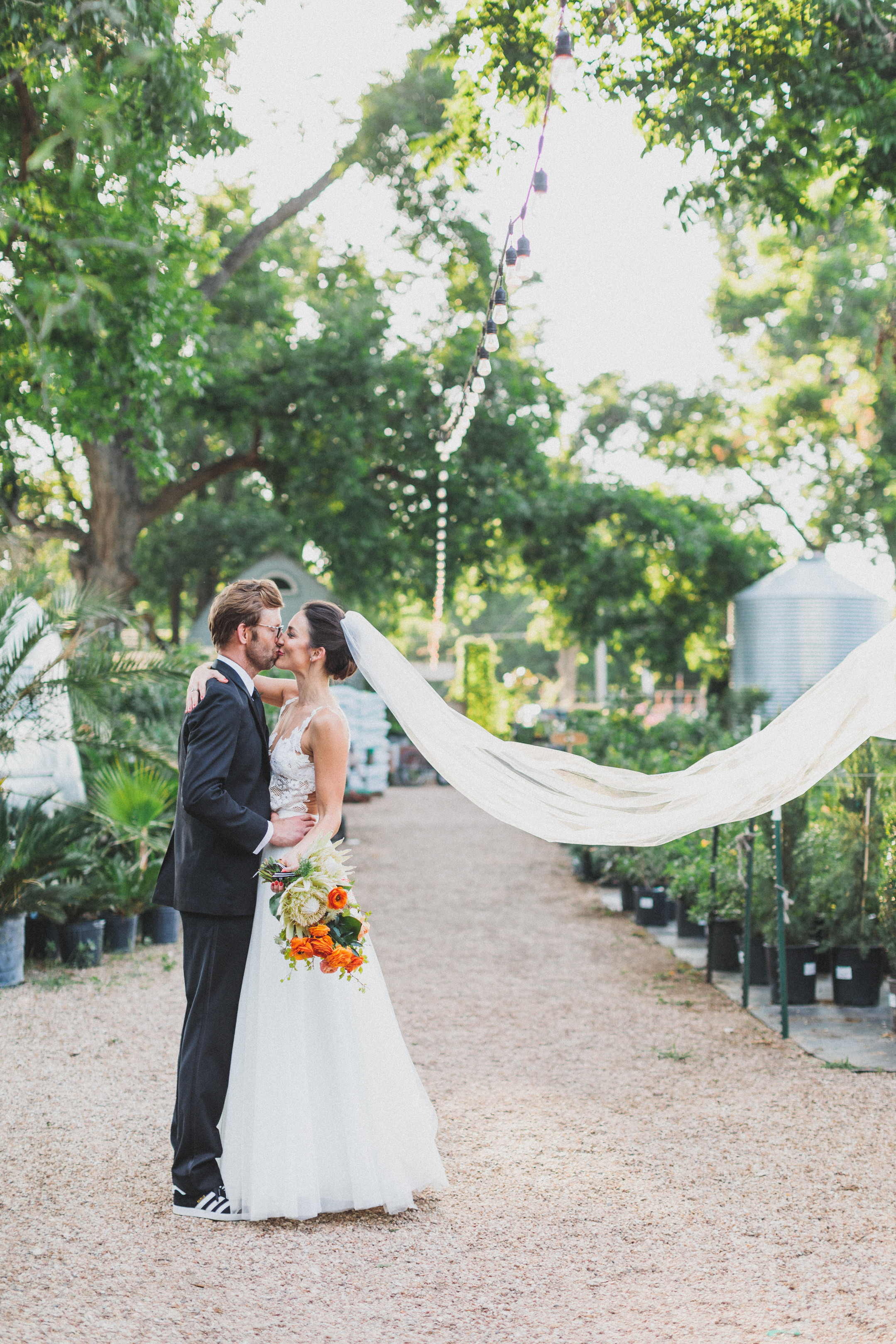 A Vibrant, Tropical Austin Wedding - The Overwhelmed Bride Wedding Blog  Ideas Inspiration